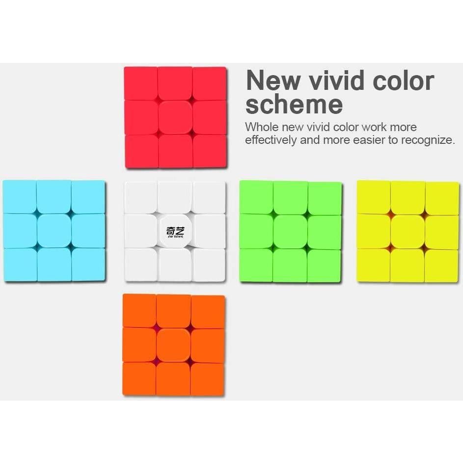 Cubo Rápido 3x3 D-FantiX QY Toys Guerrero - 80g