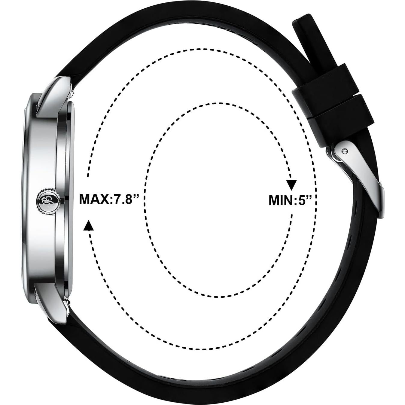 Reloj de enfermera Blekon SS-0794 - Resistente al agua 3 ATM