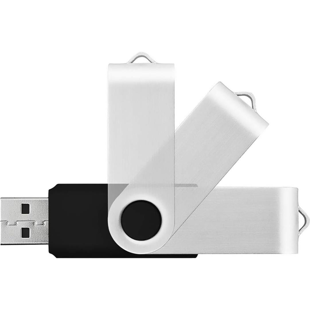 Unidad Flash USB 32GB Aiibe Negra - Plug and Play