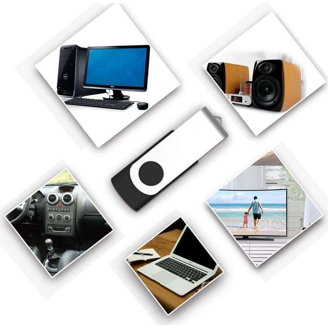 Unidad Flash USB 32GB Aiibe Negra - Plug and Play