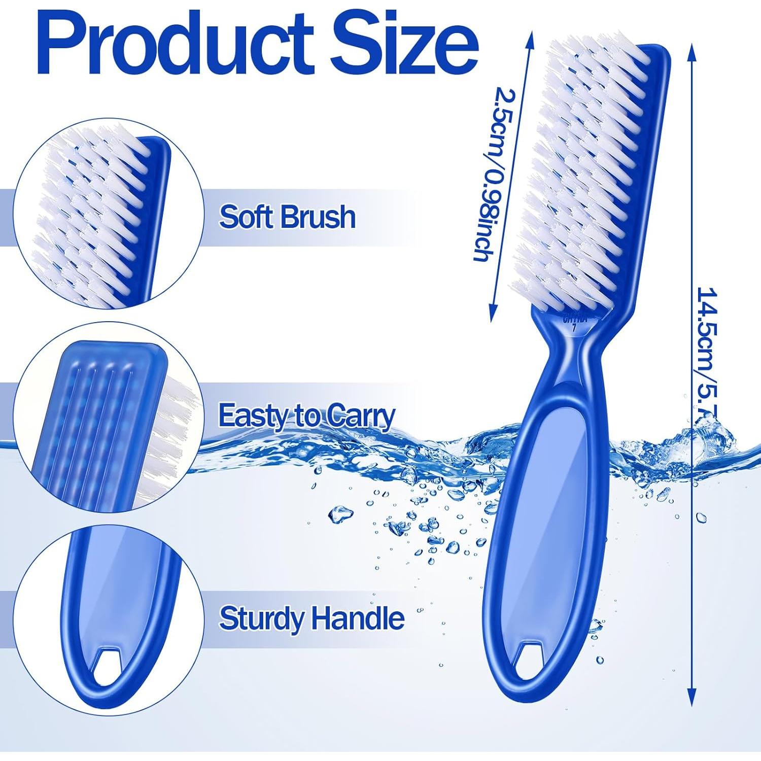 120 Cepillos de Uñas Mifoci con Mango Agarre - Cerdas Suaves