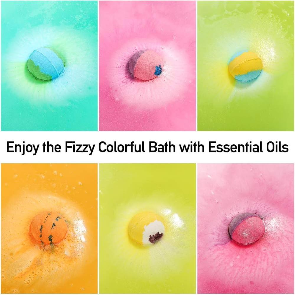 Conjunto de 6 Bombas de Baño Lagunamoon XXL con Aceites Esenciales