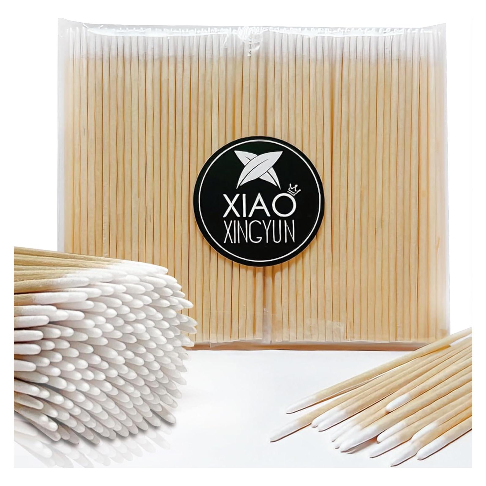 200 Hisopos de Algodón Punta Precisión MUZIYU 10.16 cm