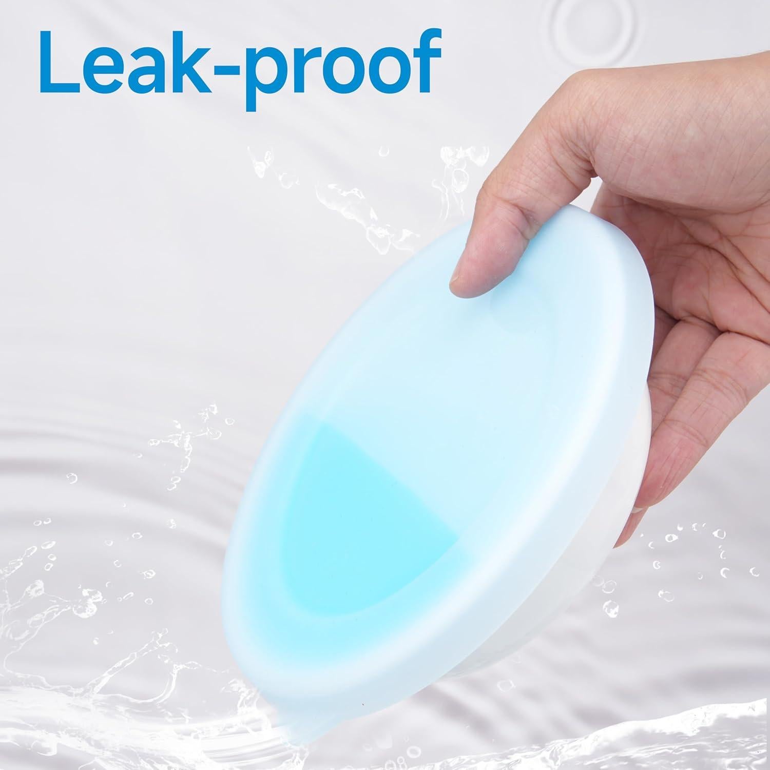 Paquete de 4 tapas de silicona Purekra para tazones 18 oz