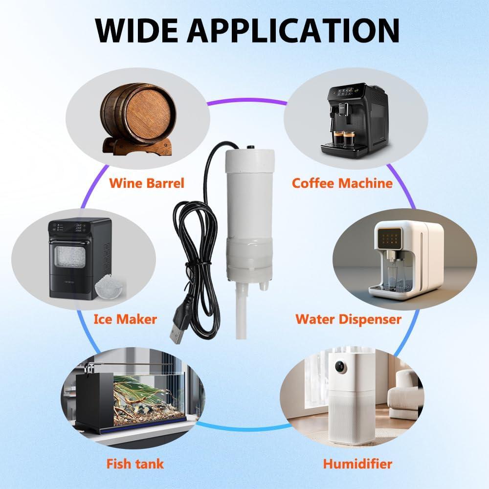 Bomba eléctrica automática USB Yonhamph 1.8 kg/h grado alimenticio