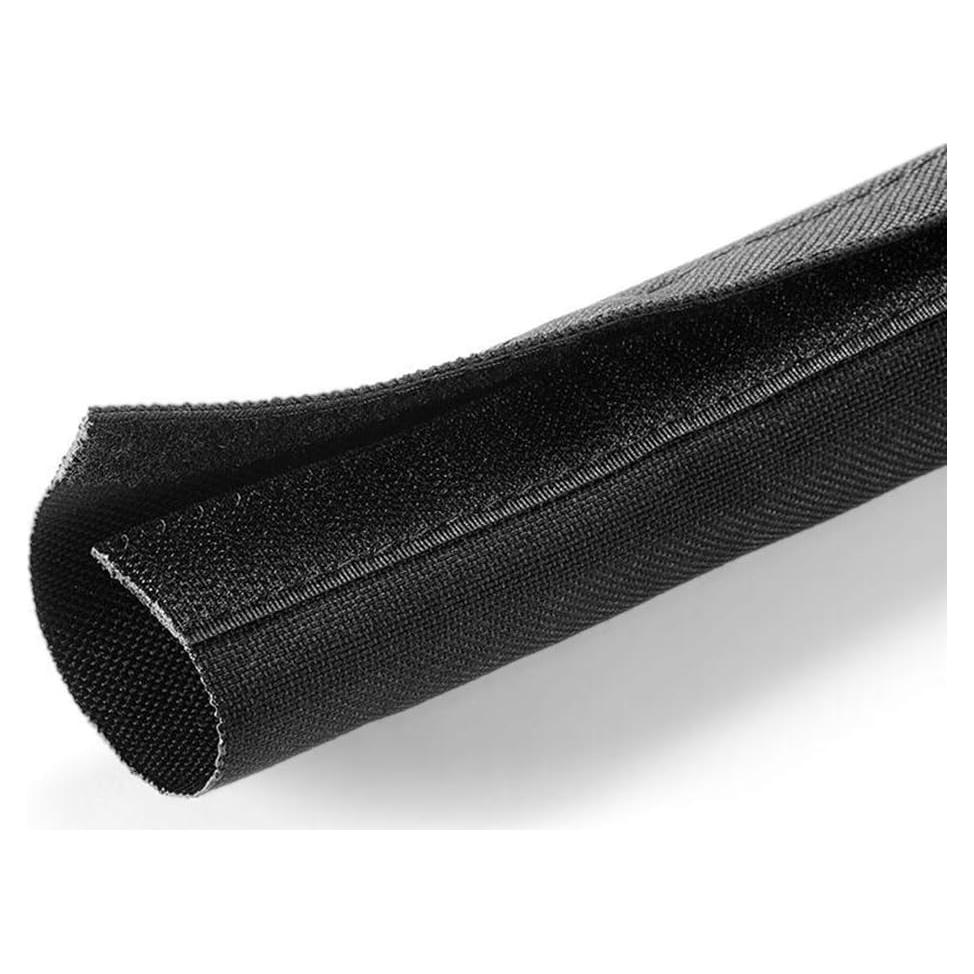 Manga de Nylon de Velcro Electriduct 3 Metros Negro
