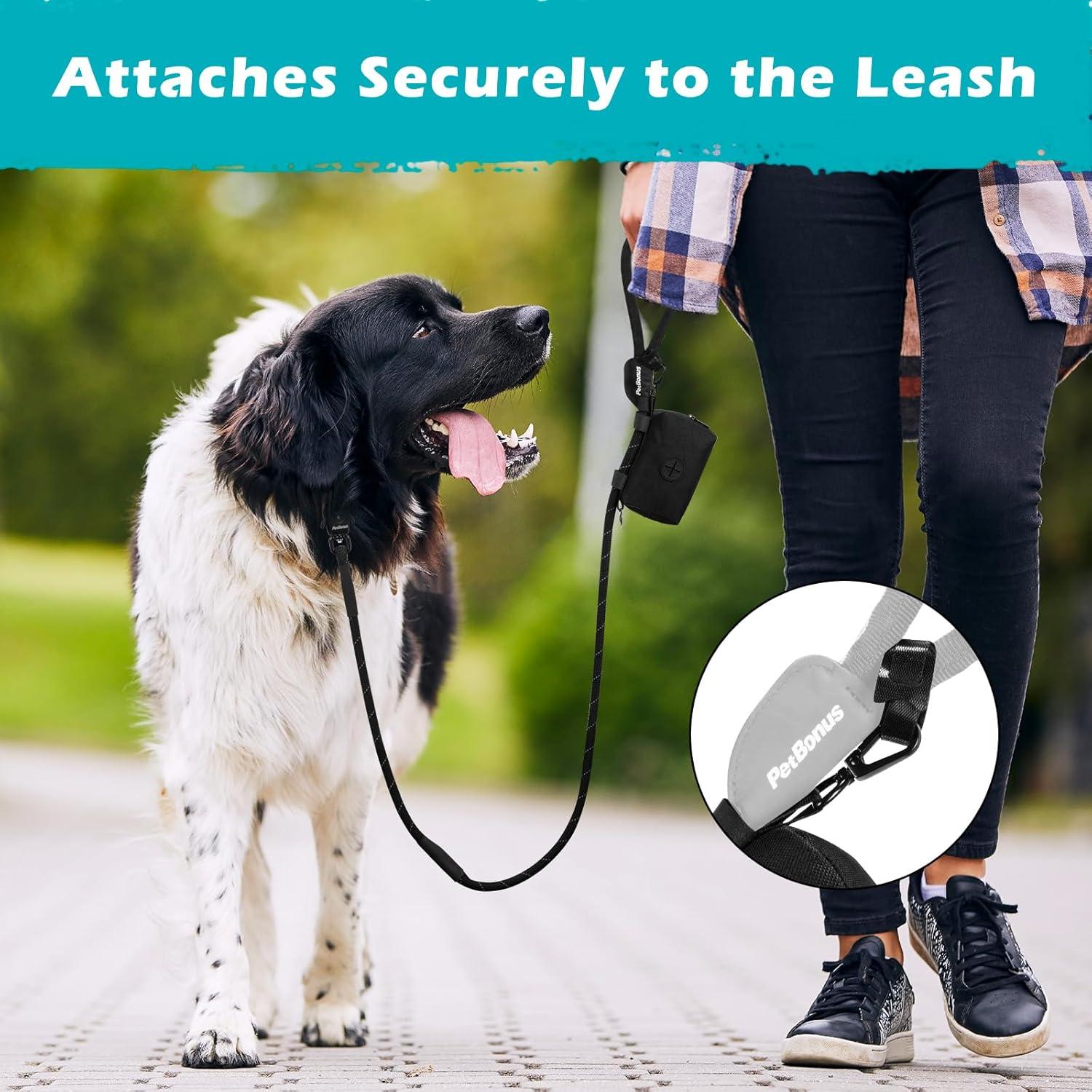 Dispensador de bolsas para excremento de perro PetBonus Negro