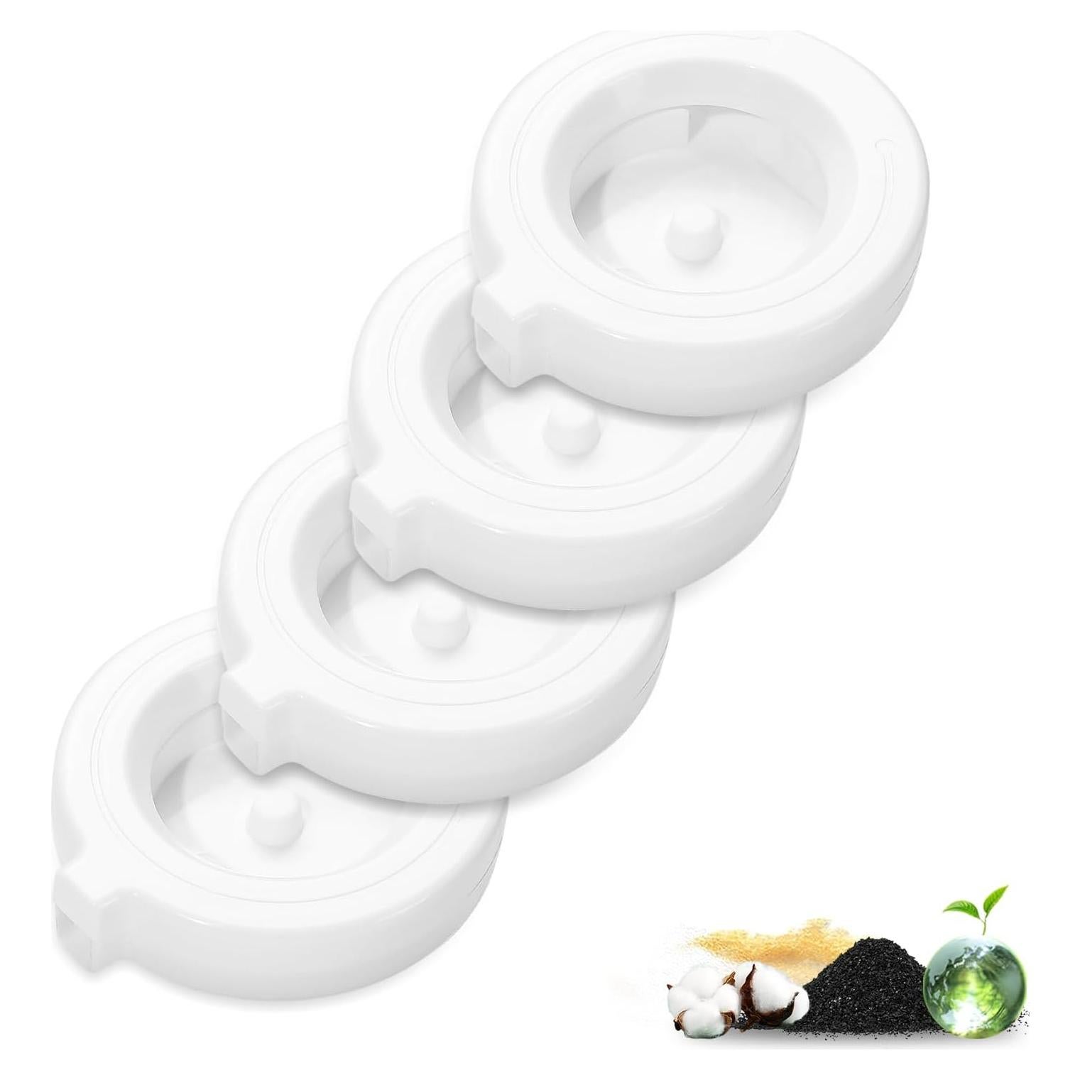 Filtros de agua para mascotas Bravelk 4 Pcs, 9.8 cm, 3L-8L