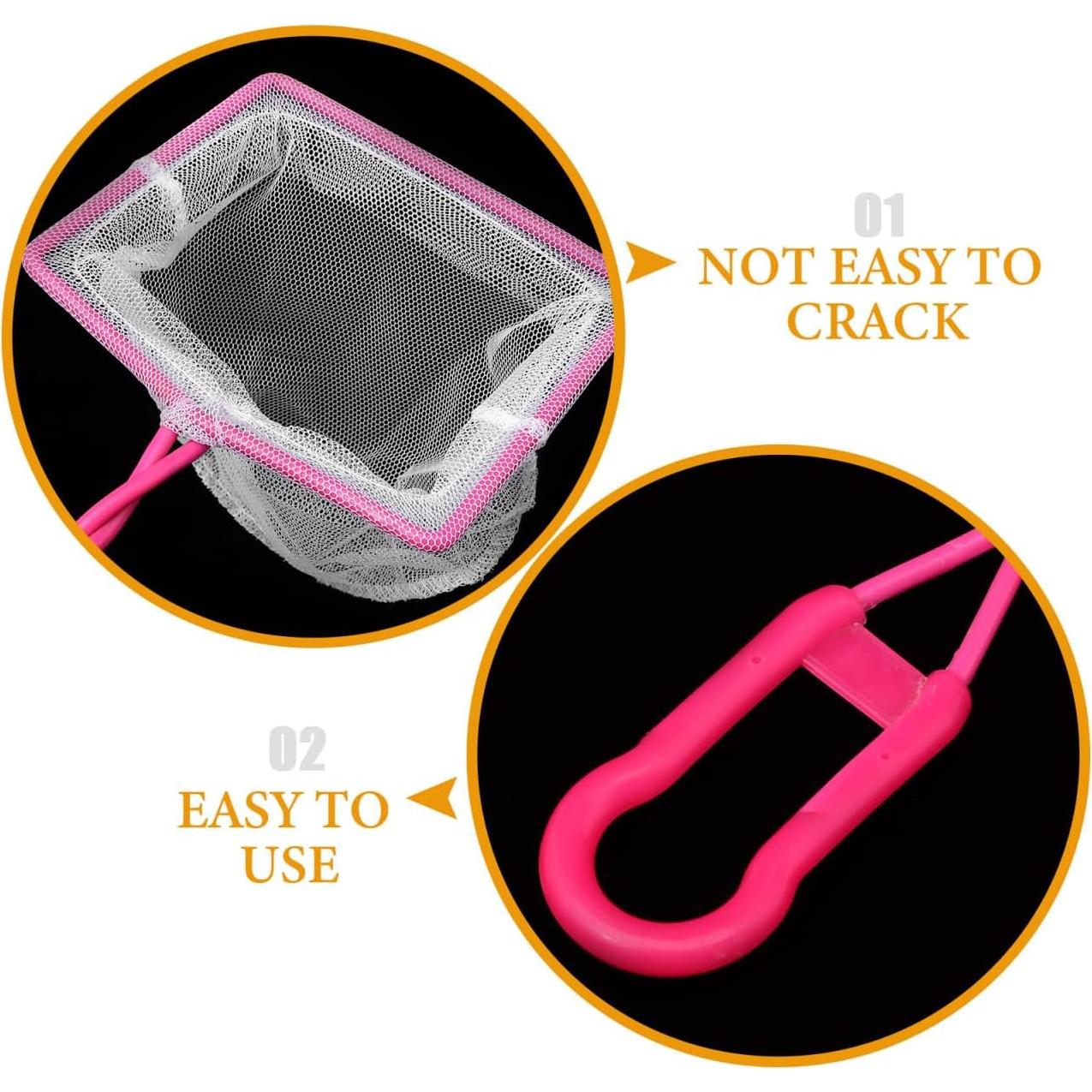 Juego de 3 Redes de Acuario Kisangel - Malla Fina y Duradera