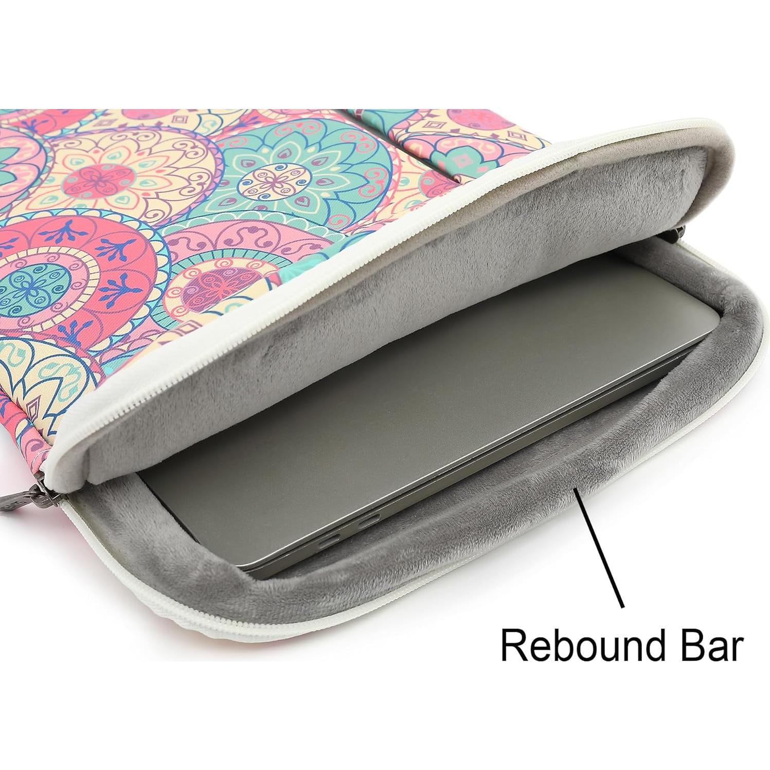 Funda protectora para laptop SANFAN 360° 12.5-13.3" Bandana