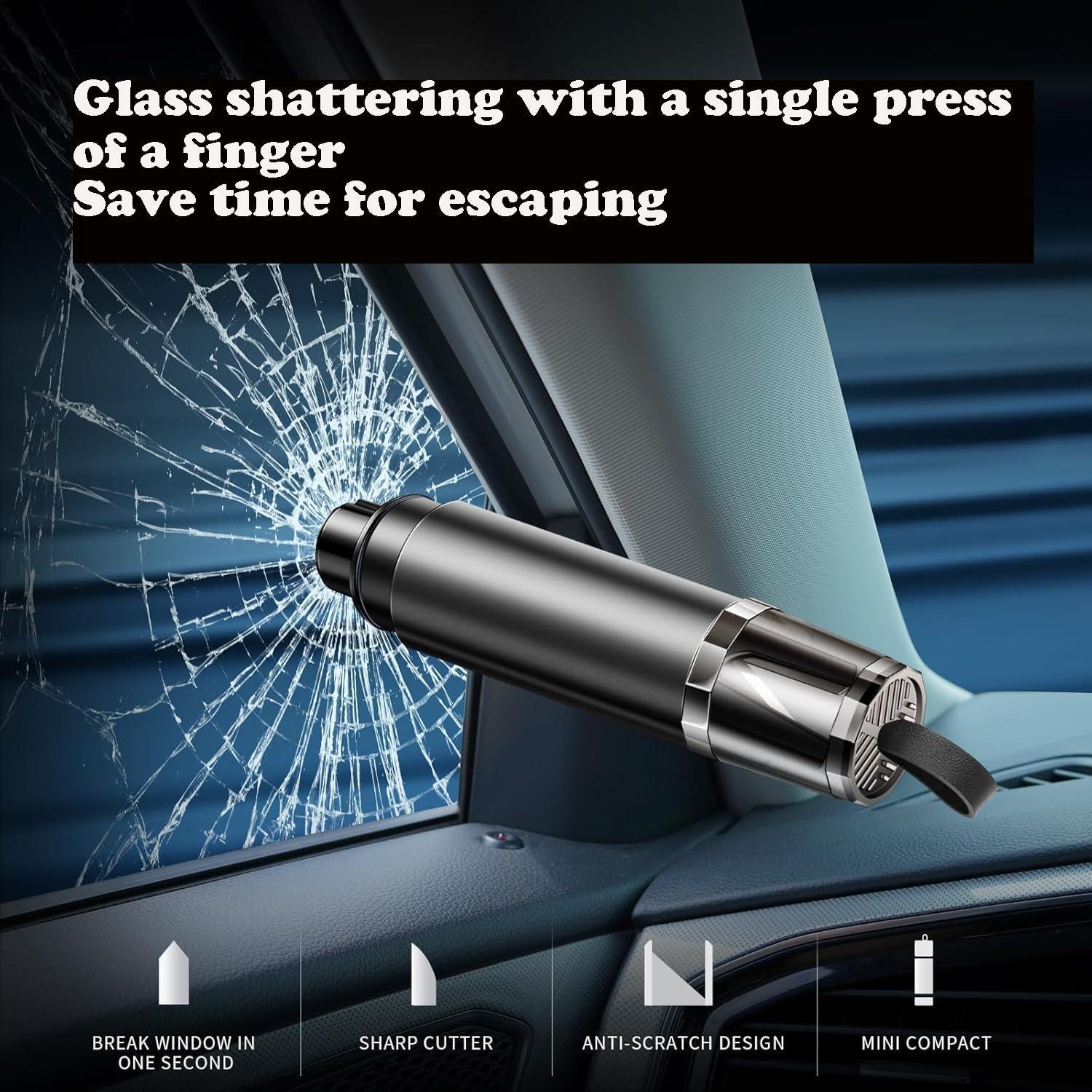 Paquete de 2 Martillos de Seguridad HundRare C003AB Negro