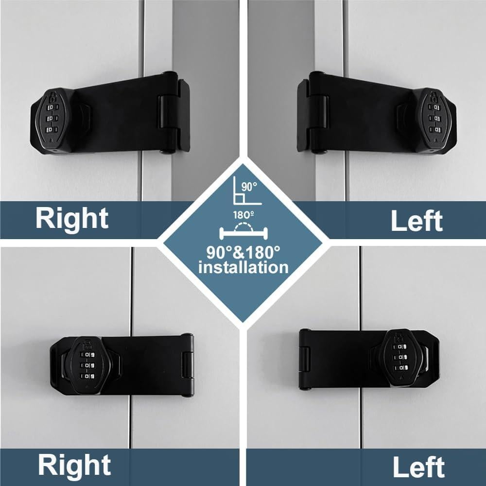 Cerraduras de Combinación Rotativas VOLUKA para Gabinetes 10cm