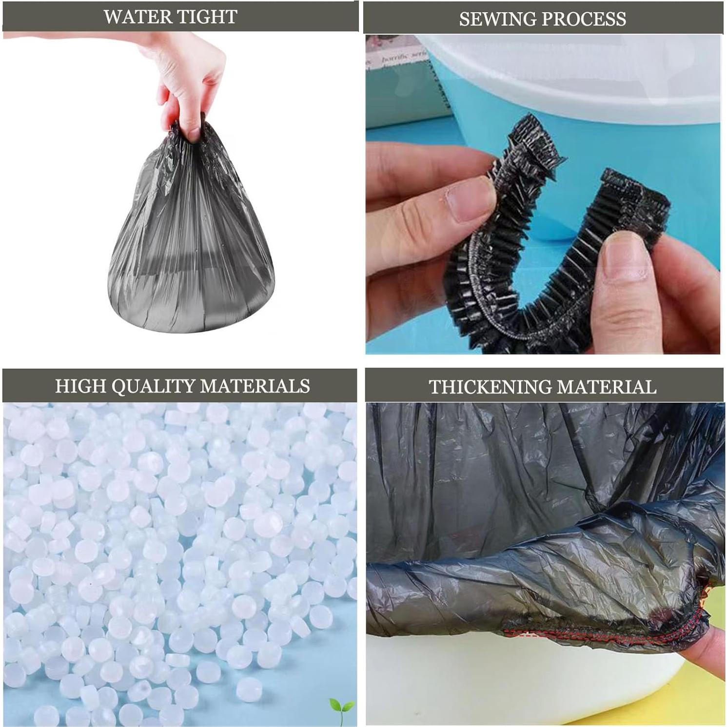 Forros Desechables para Silla de Baño Elástico 200 Piezas Negro