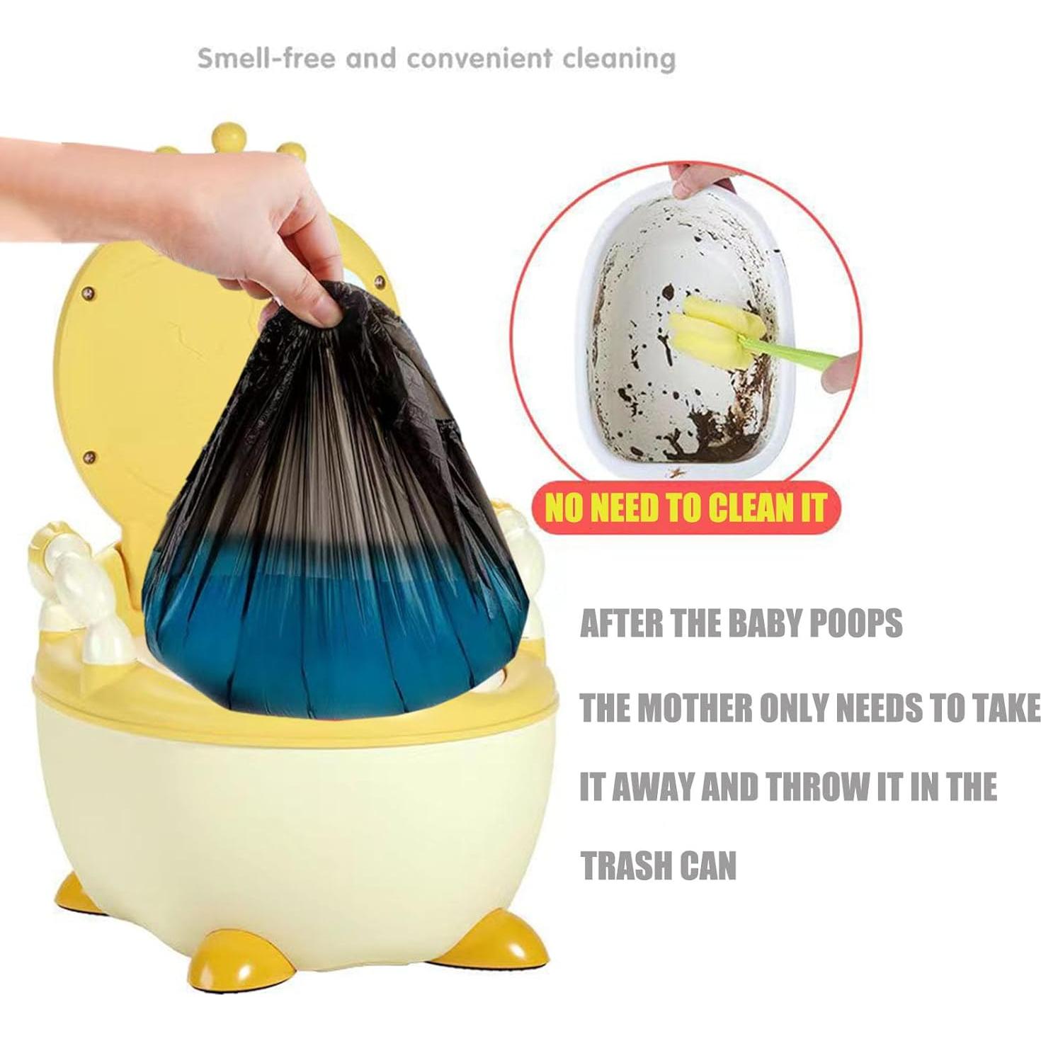 Forros Desechables para Silla de Baño Elástico 200 Piezas Negro