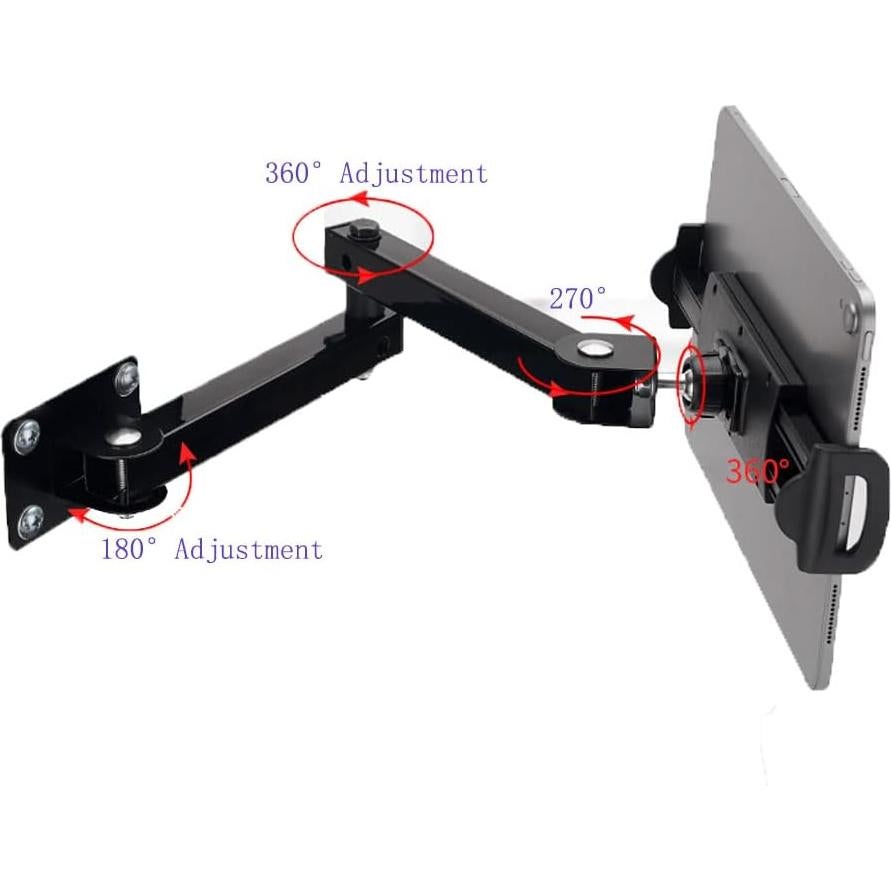 Soporte de Pared para Tableta FUZADEL 360° Ajustable 7-13"