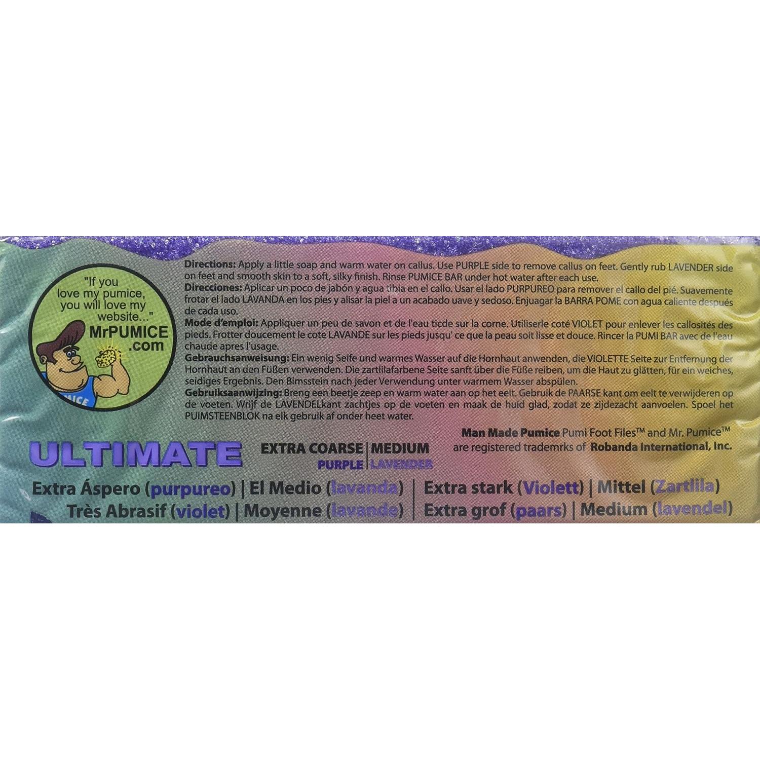 Mr. Pumice Ultimate PUMI Bar - Removedor de Callos 2-en-1