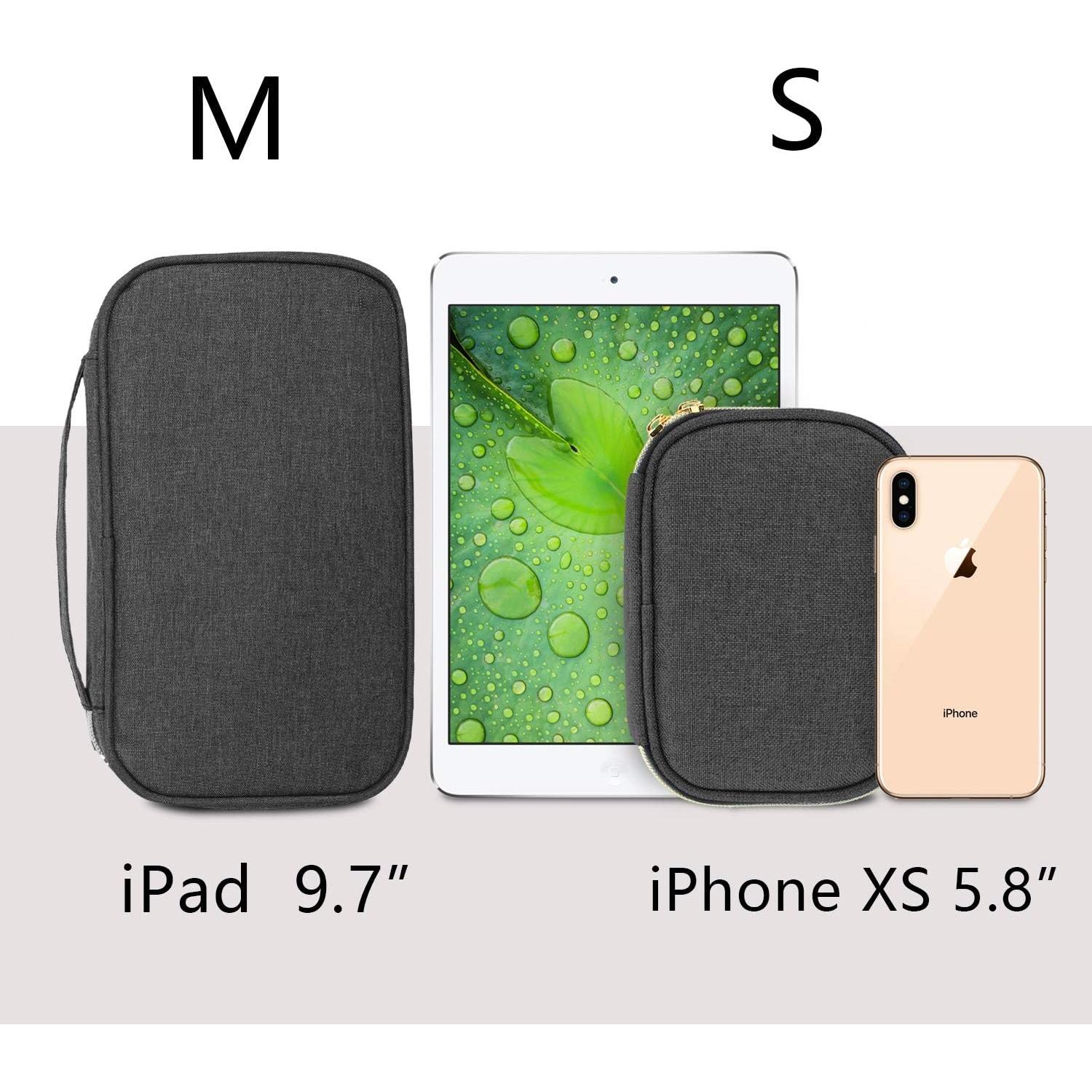 Estuche de Joyería Teamoy Pequeño Negro con Cremallera Doble