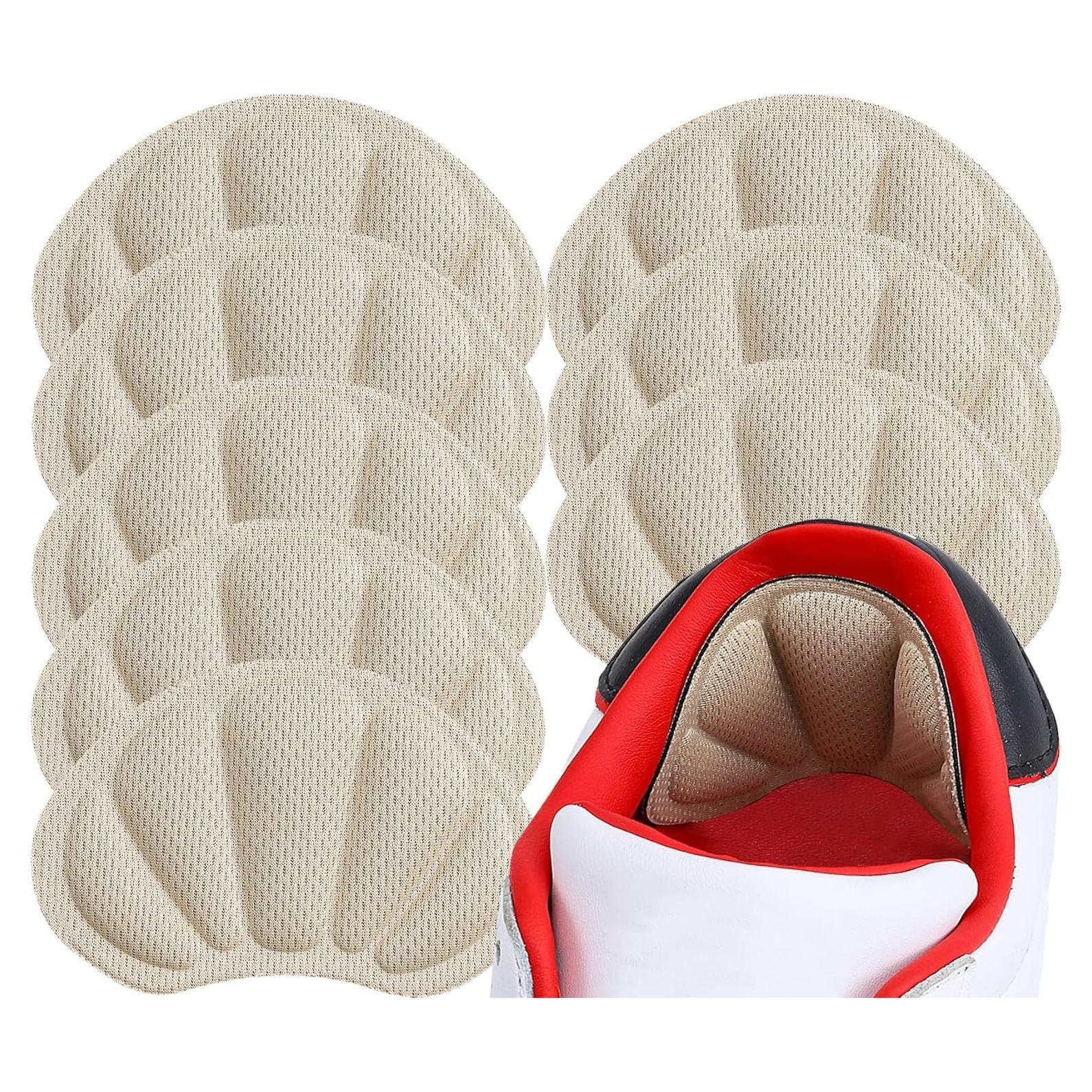 Almohadillas de Talón Adhesivas Huethy 8 Piezas Beige