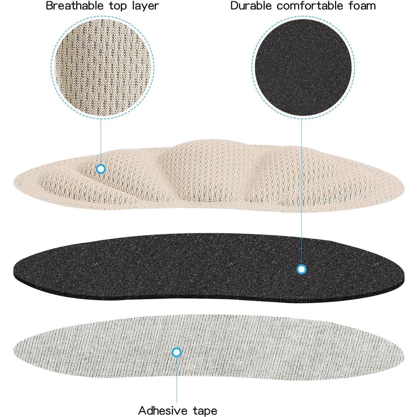 Almohadillas de Talón Adhesivas Huethy 8 Piezas Beige