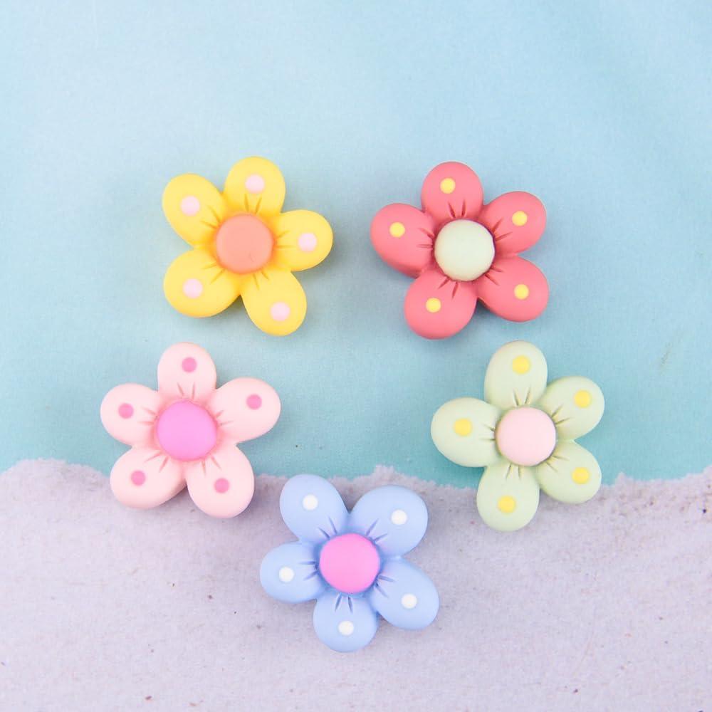 Charm de Zapatos Coloridos QYSEOFON - 10 Piezas de Flores