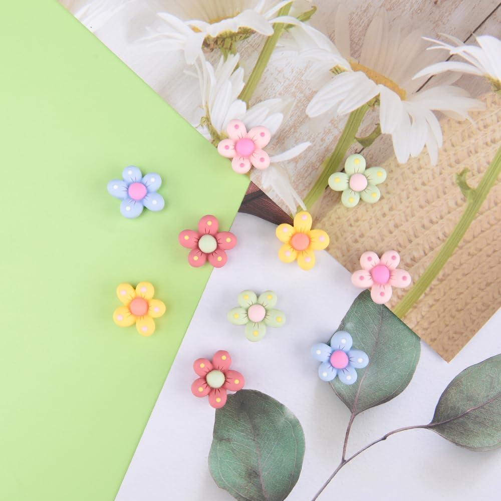 Charm de Zapatos Coloridos QYSEOFON - 10 Piezas de Flores