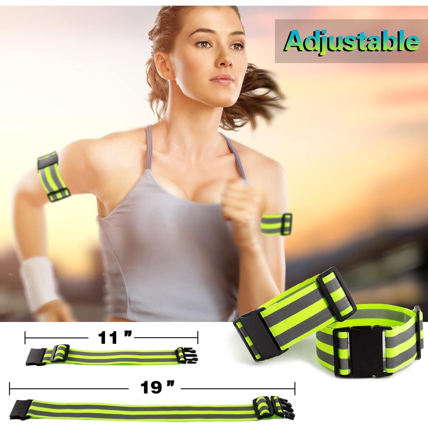 Chaleco Reflectante GoxRunx Verde Unisex para Correr y Ciclismo