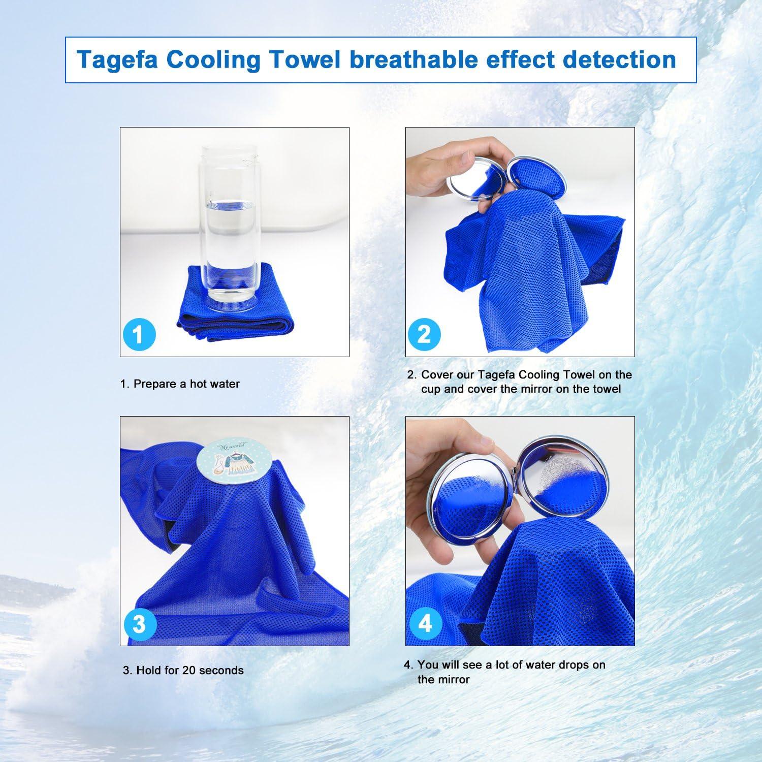 Toalla Enfriadora Tagefa 20 Unidades 101.6x30.5cm Fibra