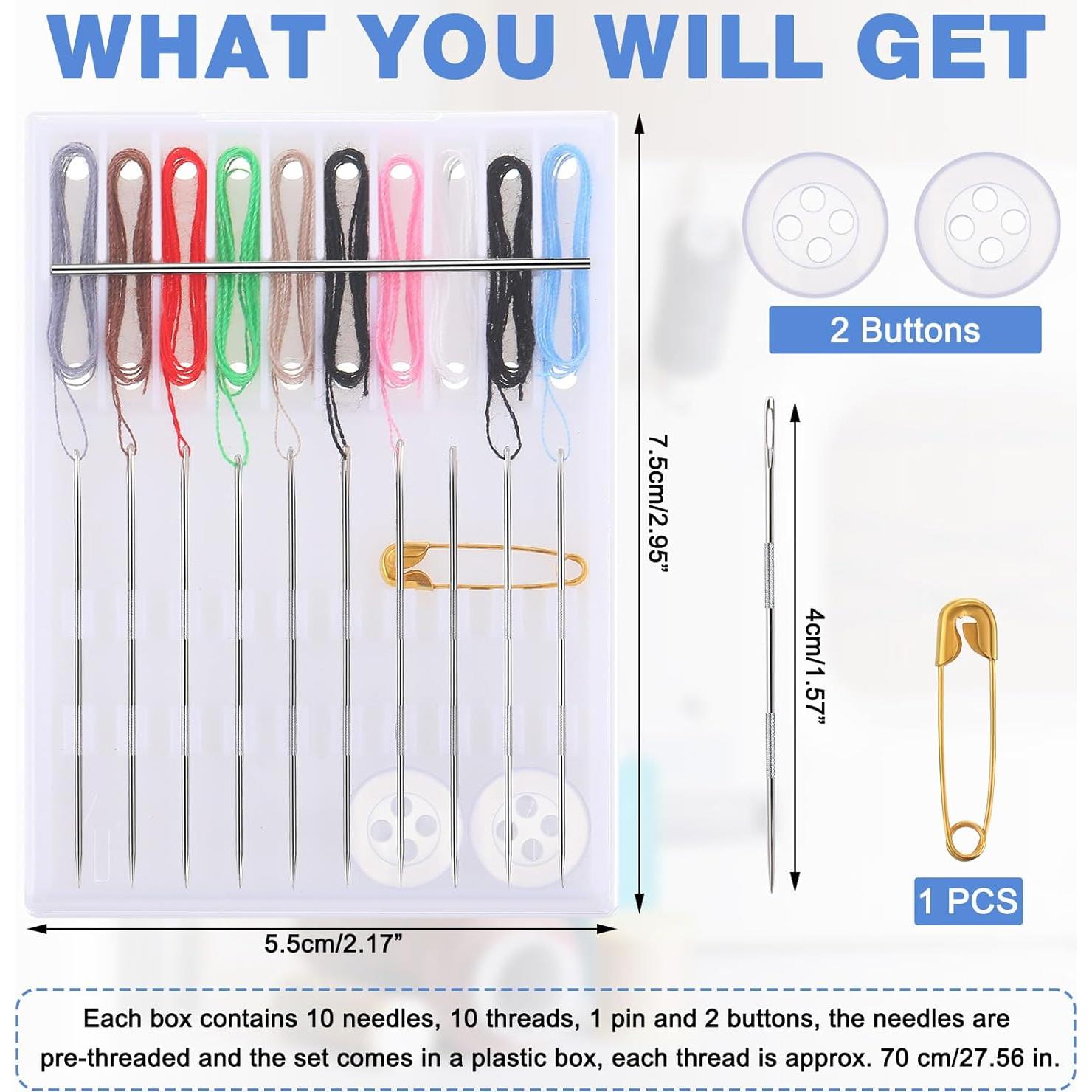 Kit de Costura Mini de Viaje XunYee - 36 Cajas Portátil