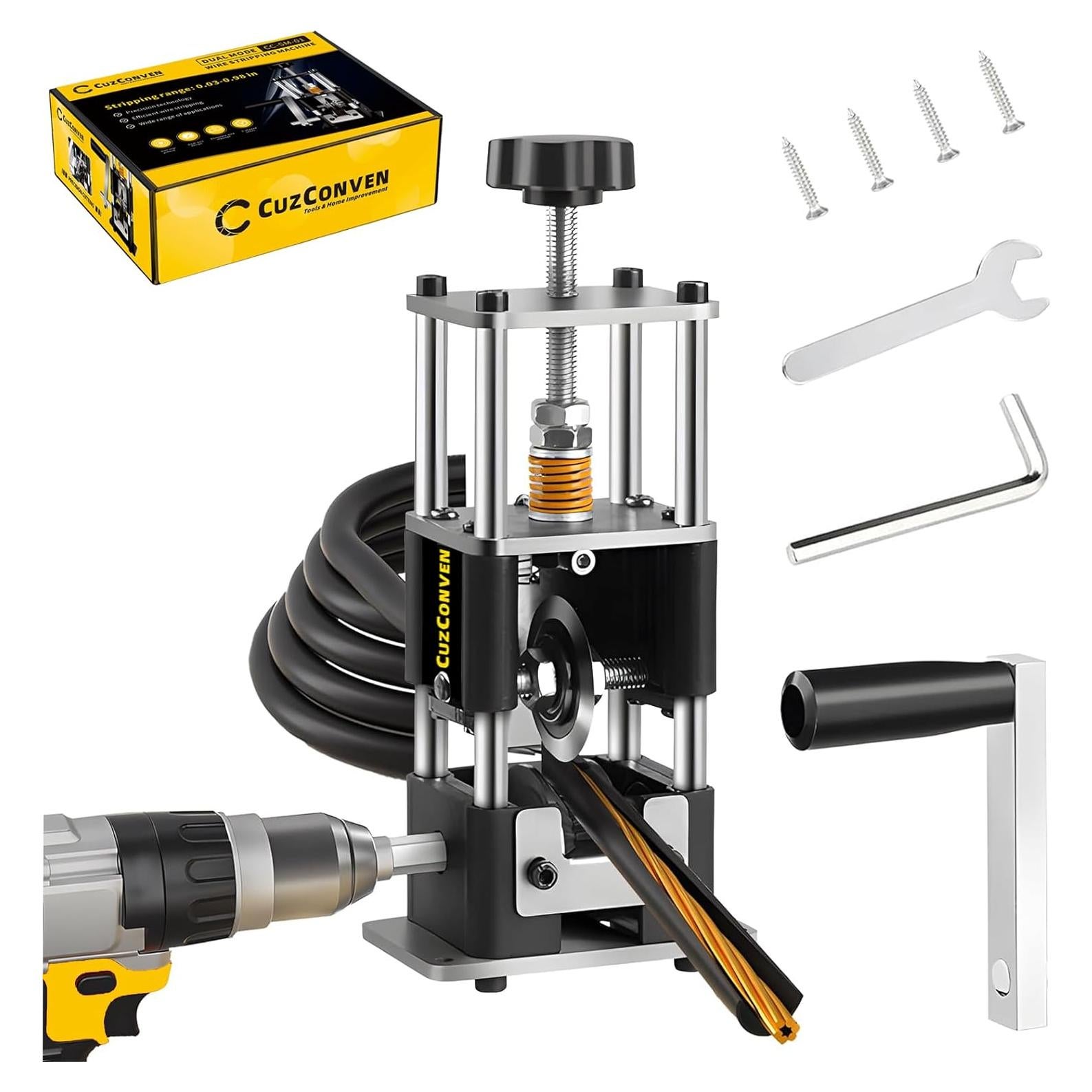 Máquina Pelacables CuzConven CC-SM-01 0.76-2.54 cm Manual y Eléctrica