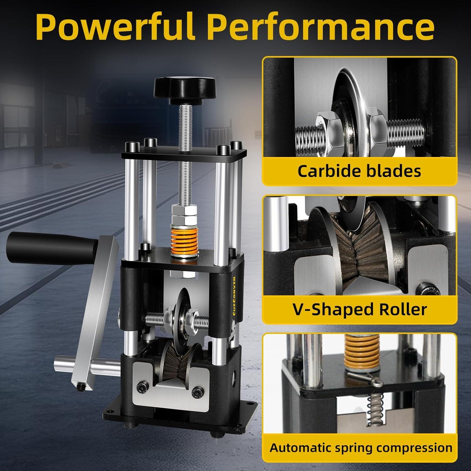 Máquina Pelacables CuzConven CC-SM-01 0.76-2.54 cm Manual y Eléctrica