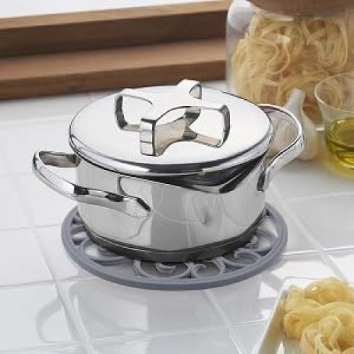 Trivete de Silicona IYYI Antideslizante 20 cm Negro