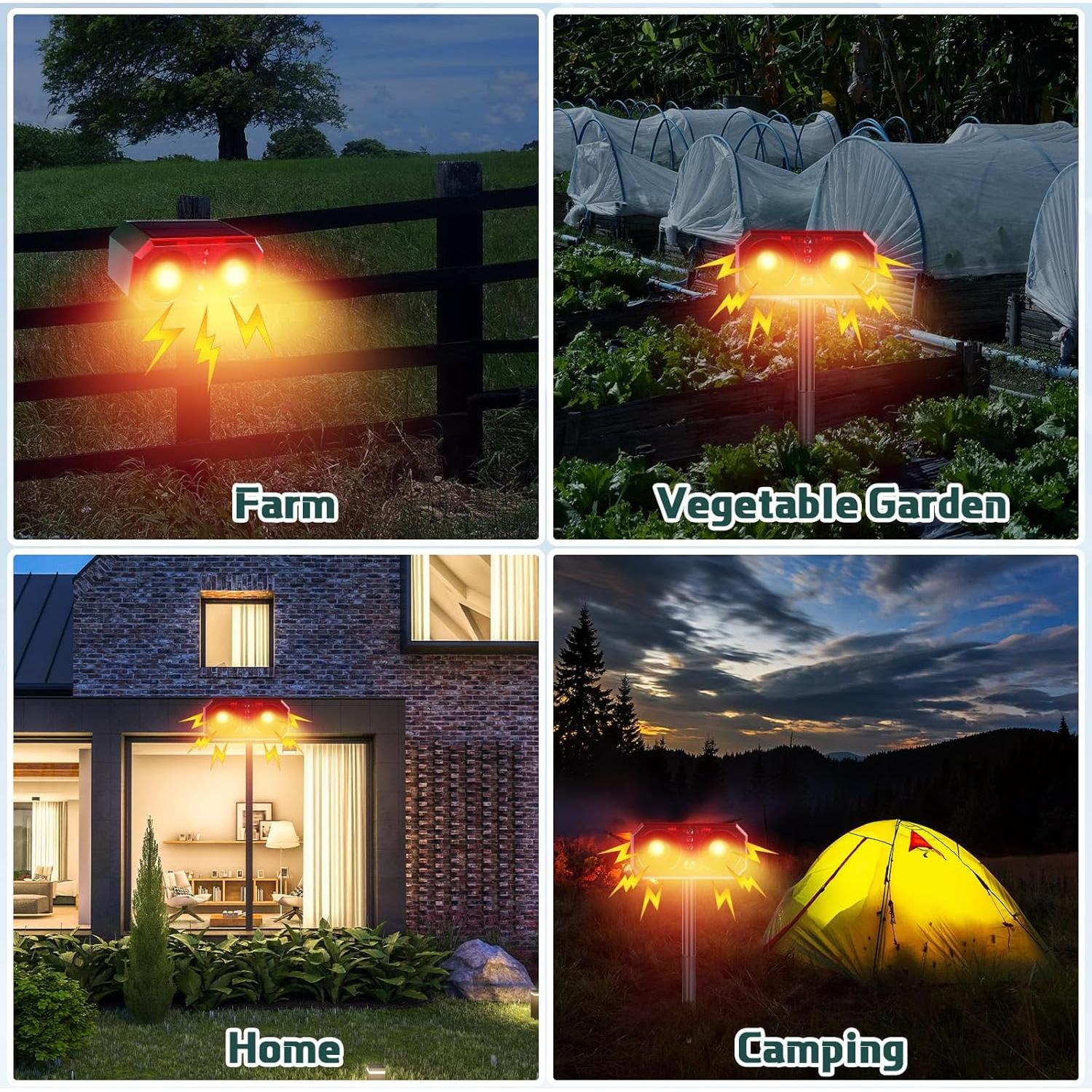 Alarma de Movimiento Solar Qualirey 2 Pcs con Control Remoto