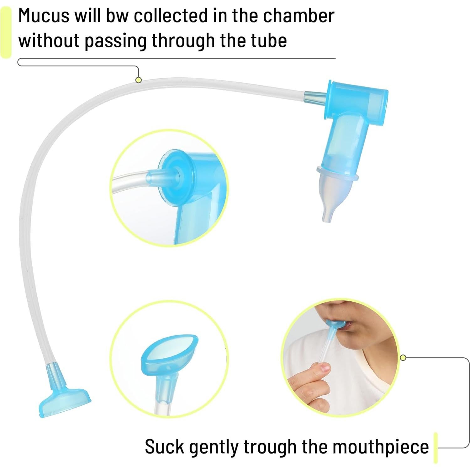 Aspirador Nasal para Bebés Mr. Pen - Succión Suave y Efectiva