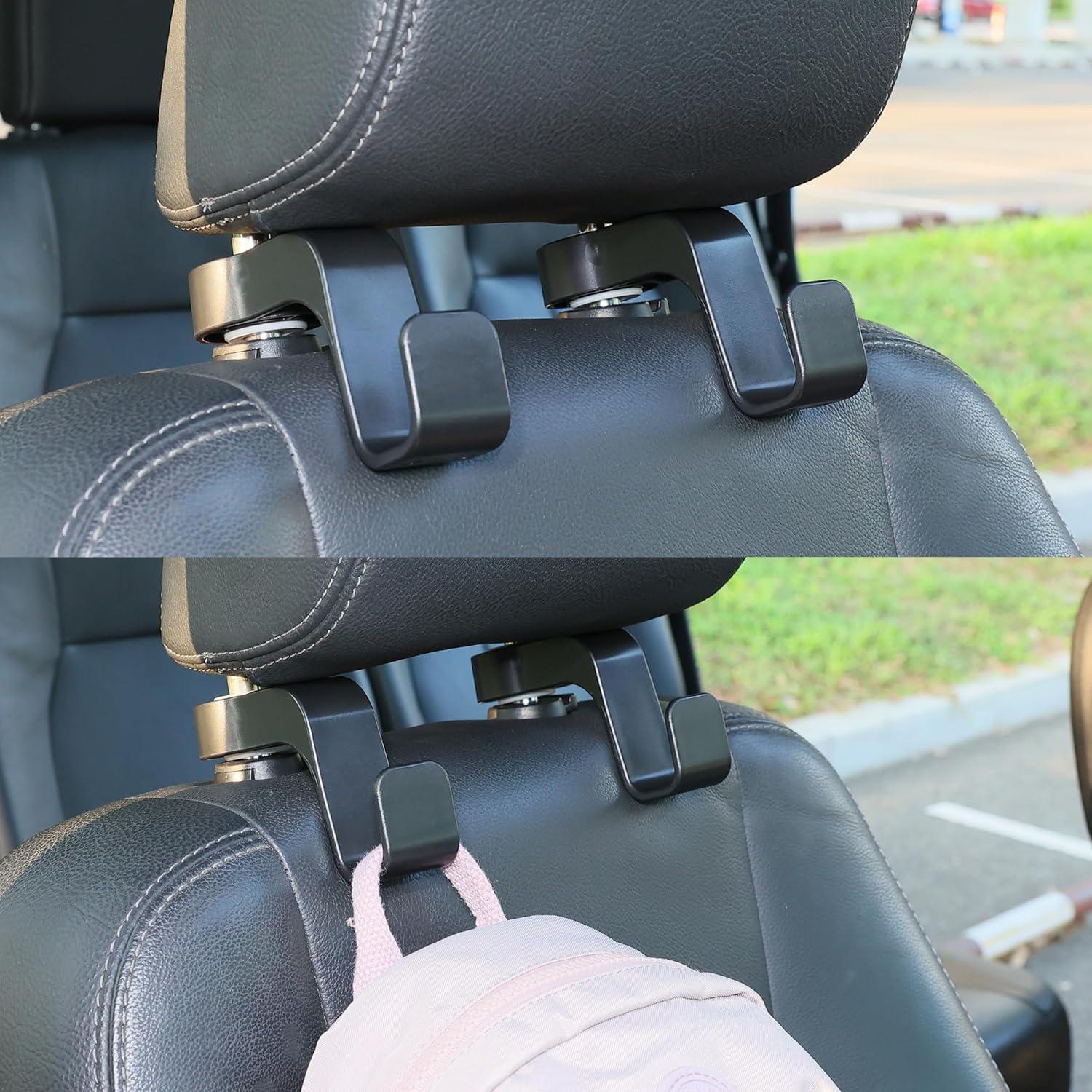 Ganchos para Asiento de Auto Amooca - Organizador Reposacabezas 2 Pzs