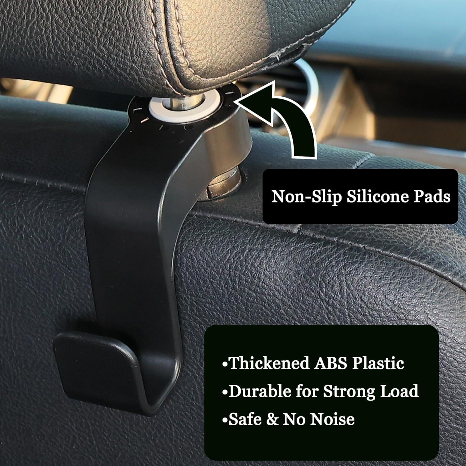 Ganchos para Asiento de Auto Amooca - Organizador Reposacabezas 2 Pzs