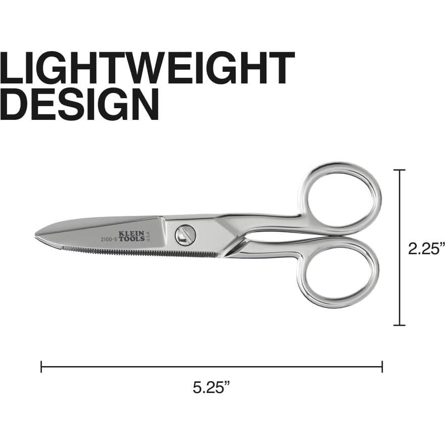Tijeras de Electricista Klein Tools 2100-5, Acero Niquelado 13.34 cm