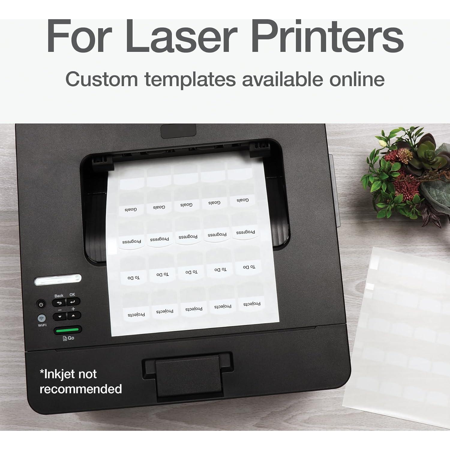 Divisores de Índice Redi-Tag 100 Pestañas Blancas