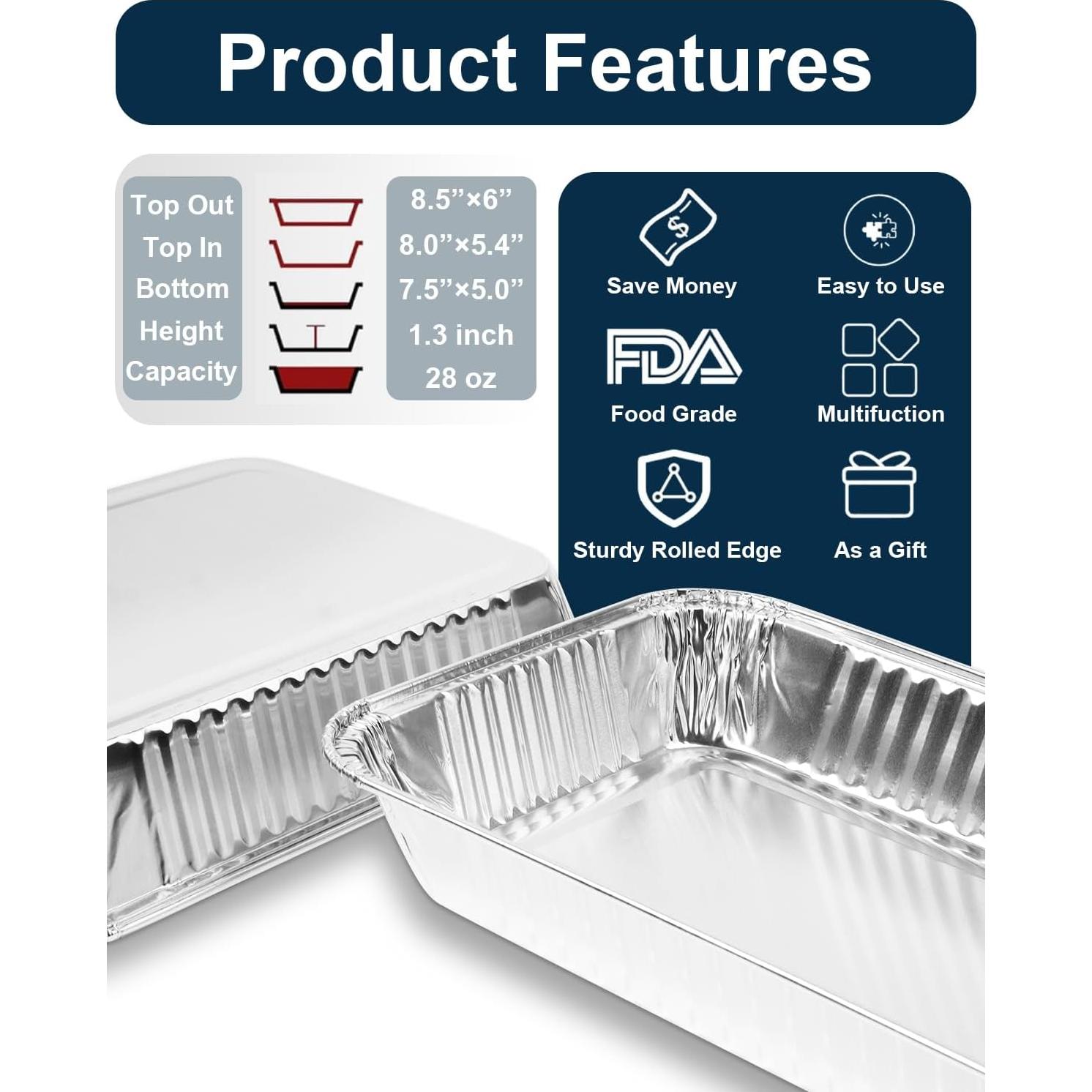 Bandejas de Goteo Desechables Matchwaves para Parrillas Weber - 20 Pcs