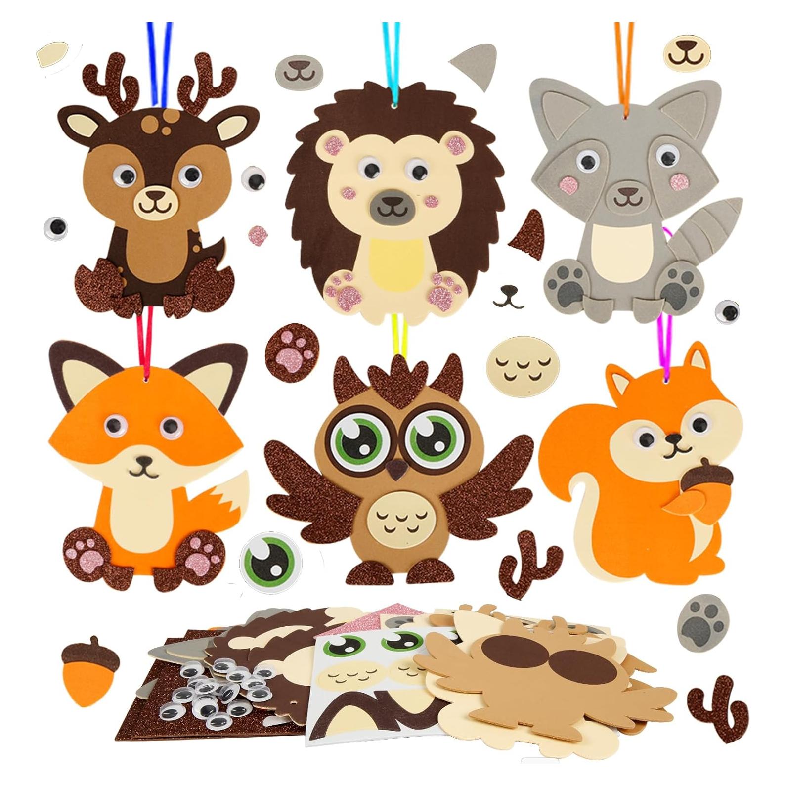 Kit de Manualidades de Otoño Fennoral 12 Paquetes para Niños