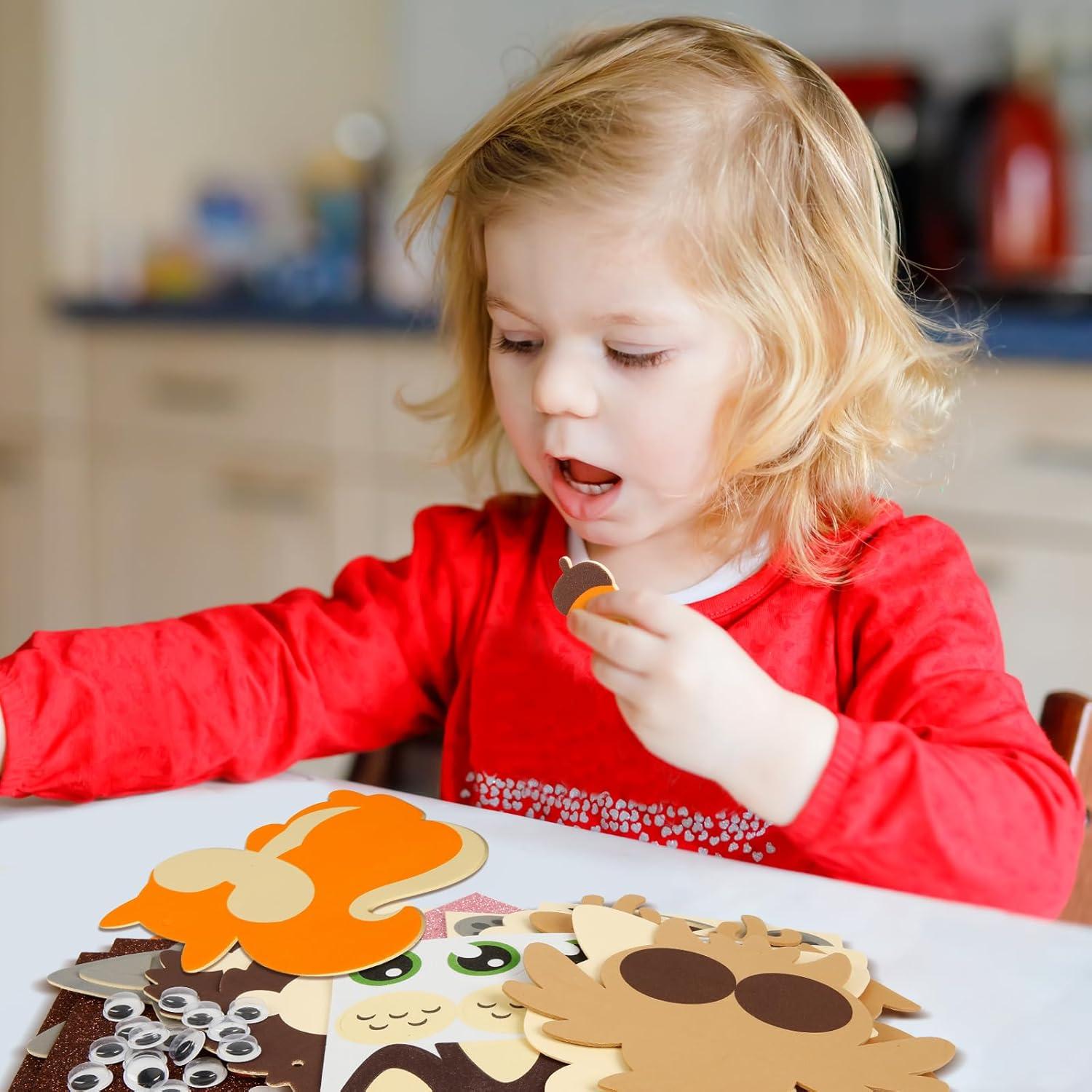 Kit de Manualidades de Otoño Fennoral 12 Paquetes para Niños