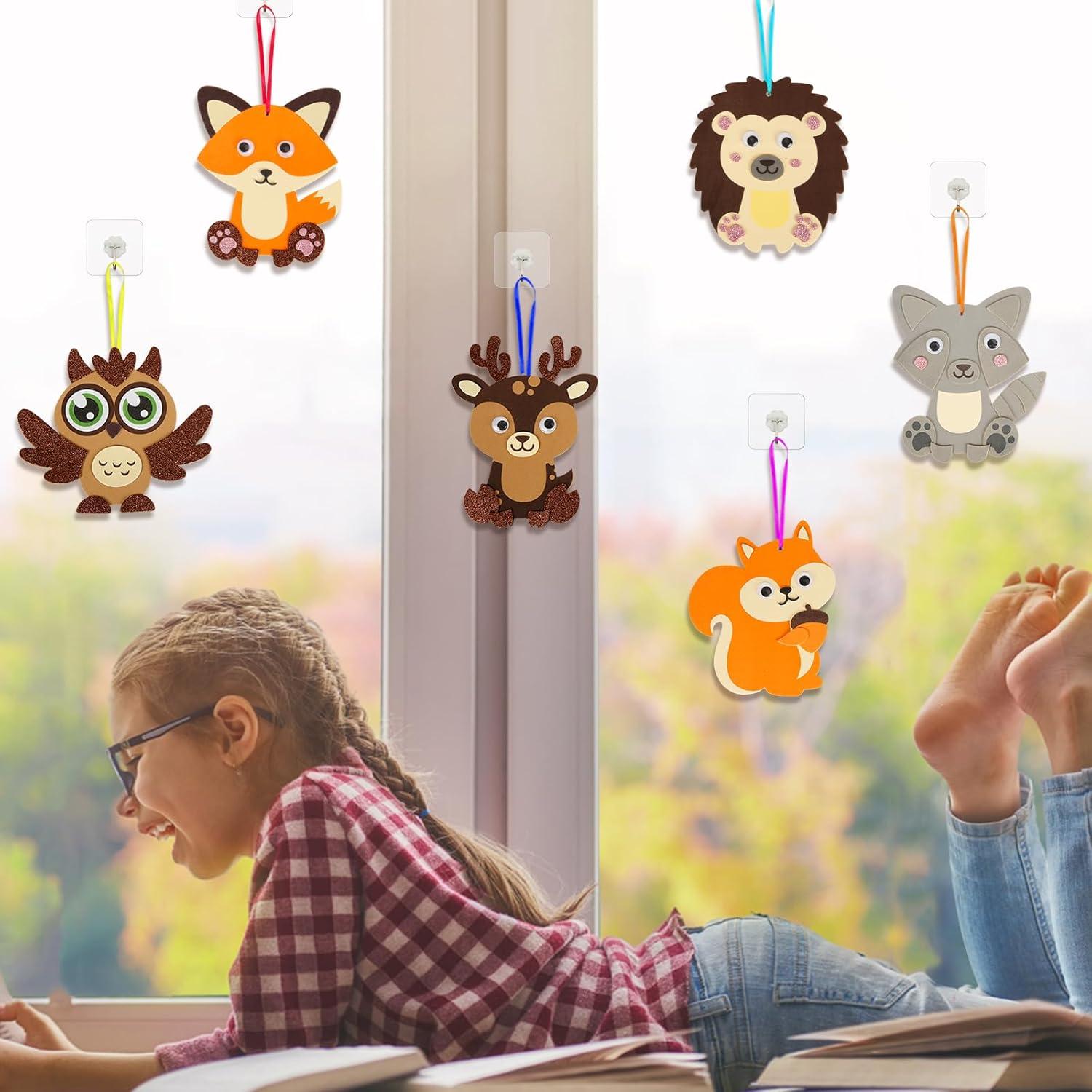 Kit de Manualidades de Otoño Fennoral 12 Paquetes para Niños