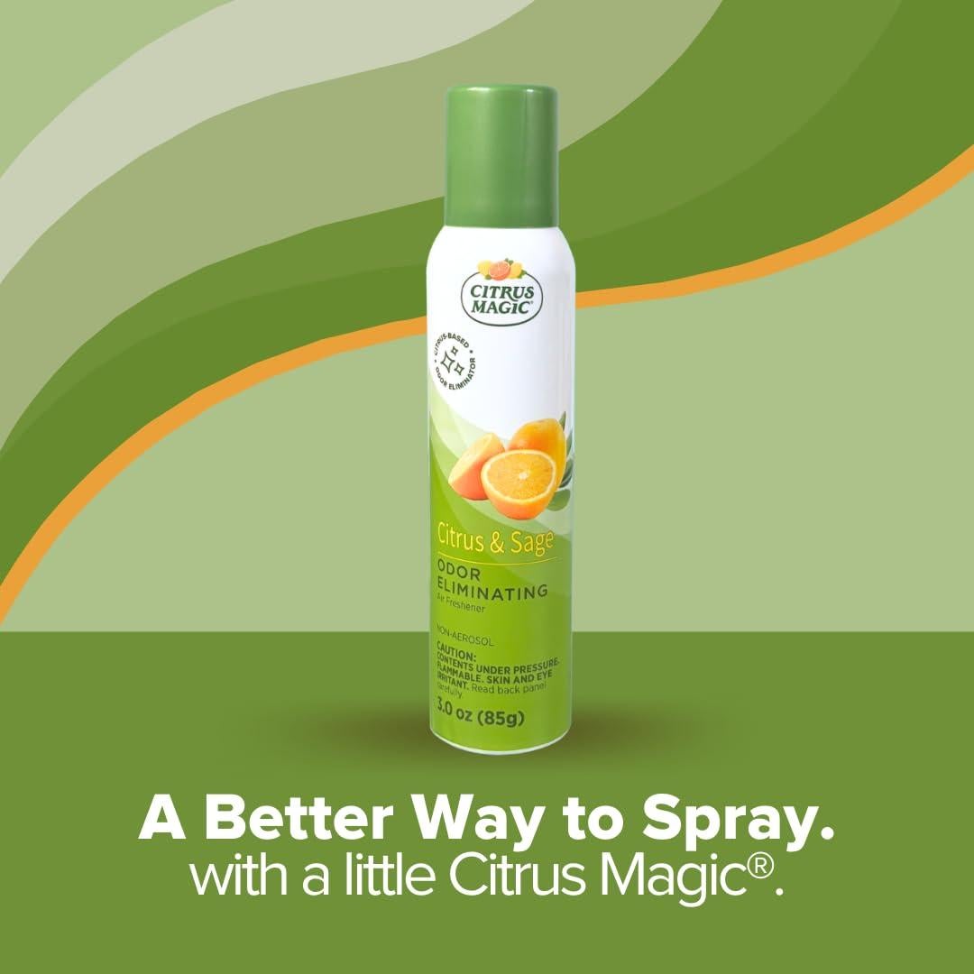 Spray Ambientador Citrus Magic 85g - Cítricos y Salvia, 3 Pzas