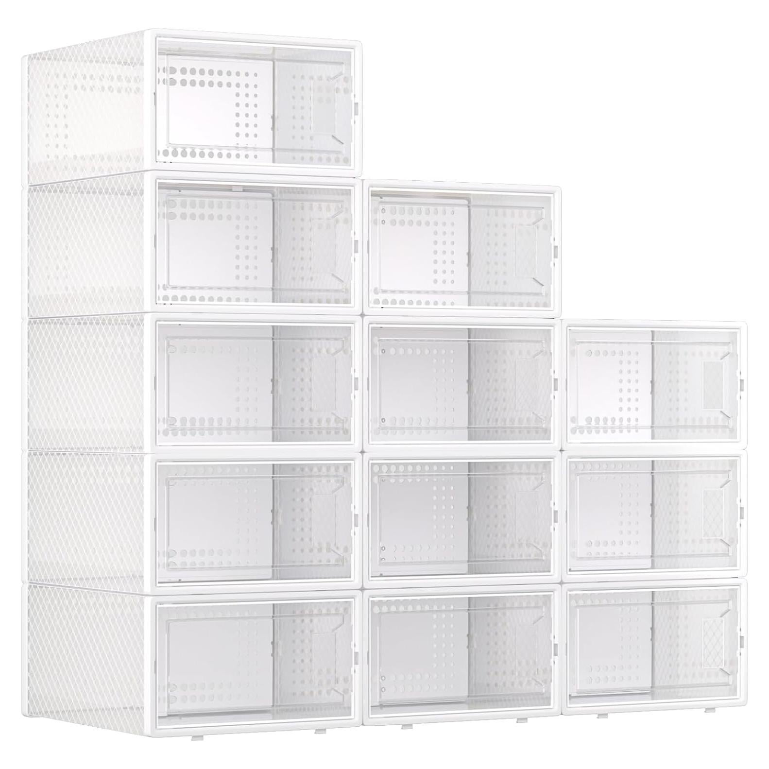 Cajas de Almacenamiento para Zapatos Trdongxu 12 Unidades Apilables