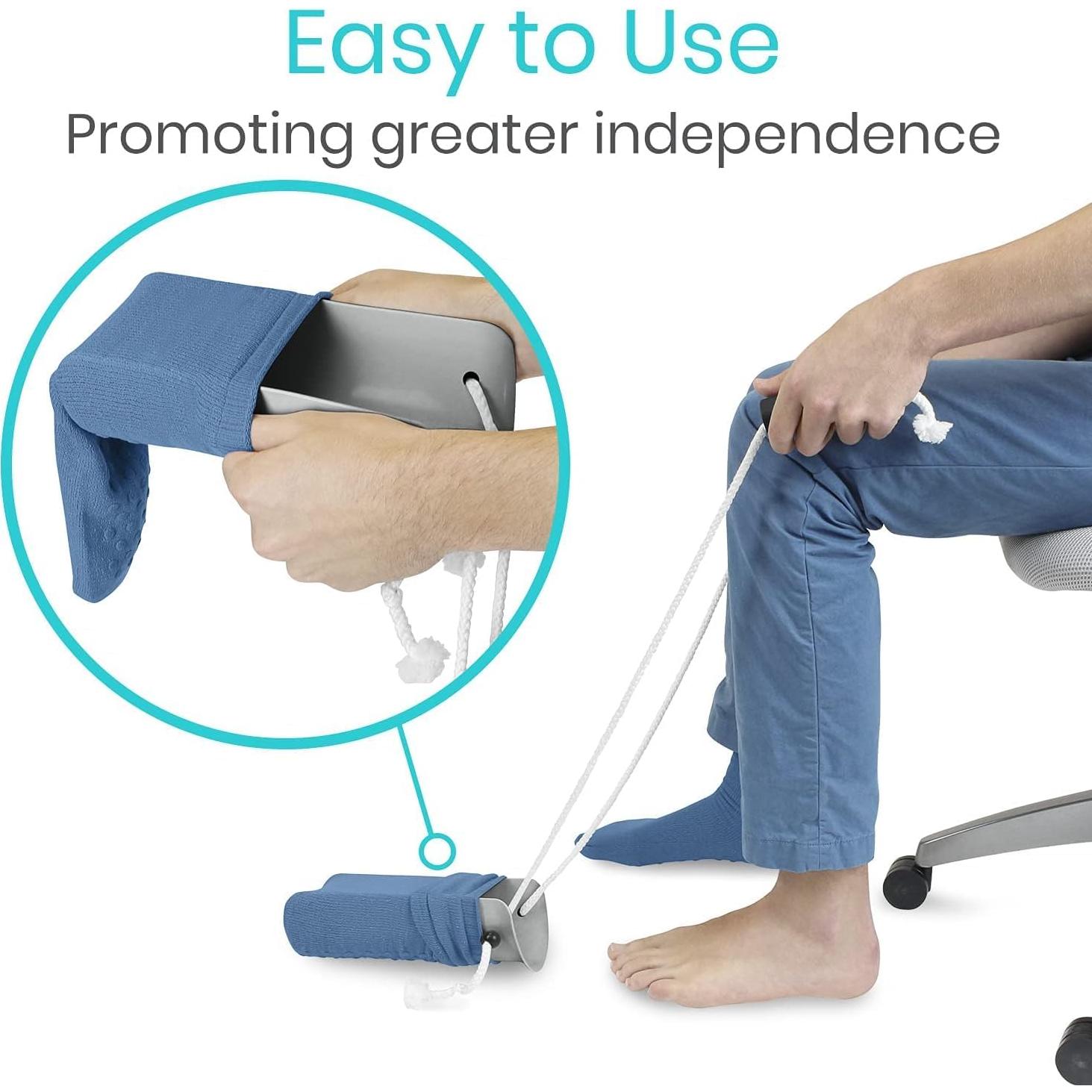 Kit de Ayuda para Poner Calcetines y Zapatos Vive - Ajustable