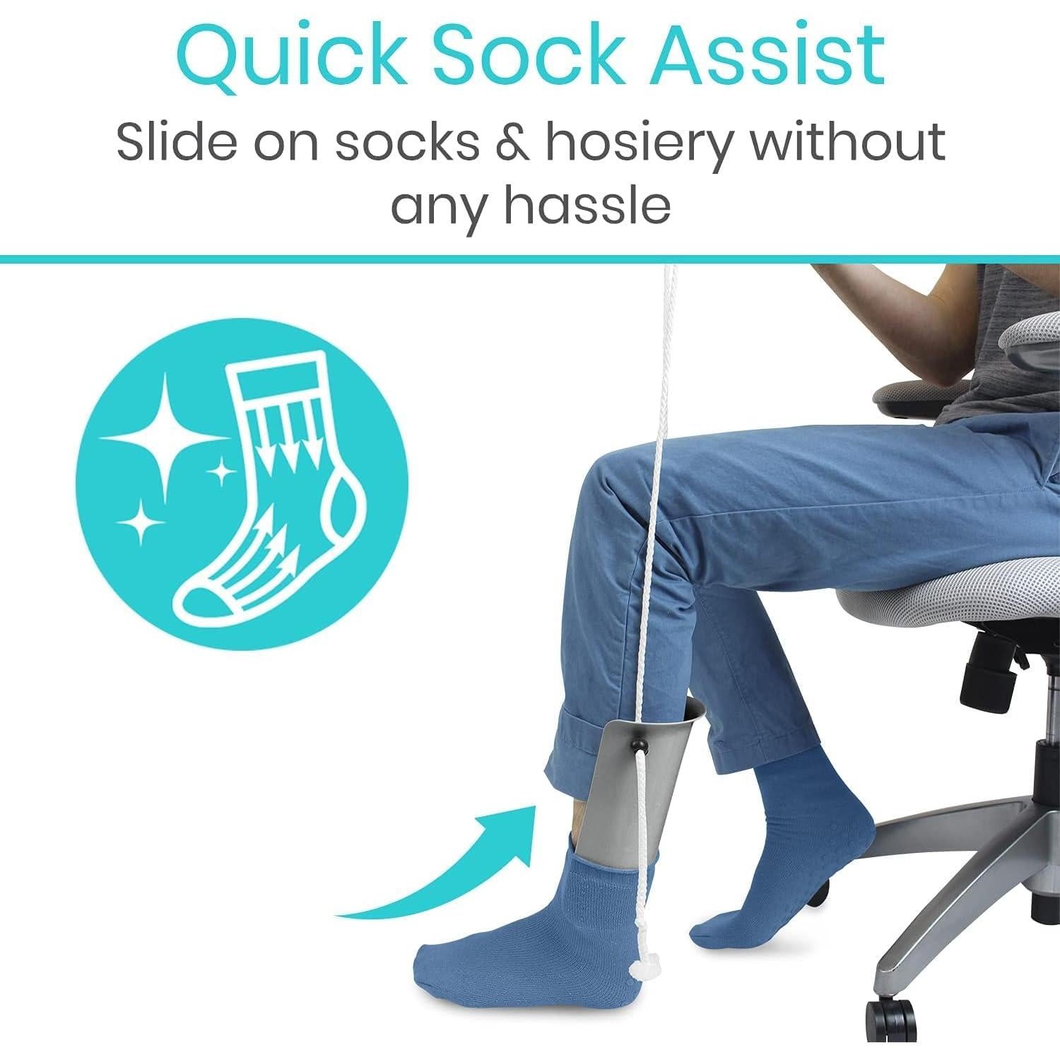 Kit de Ayuda para Poner Calcetines y Zapatos Vive - Ajustable