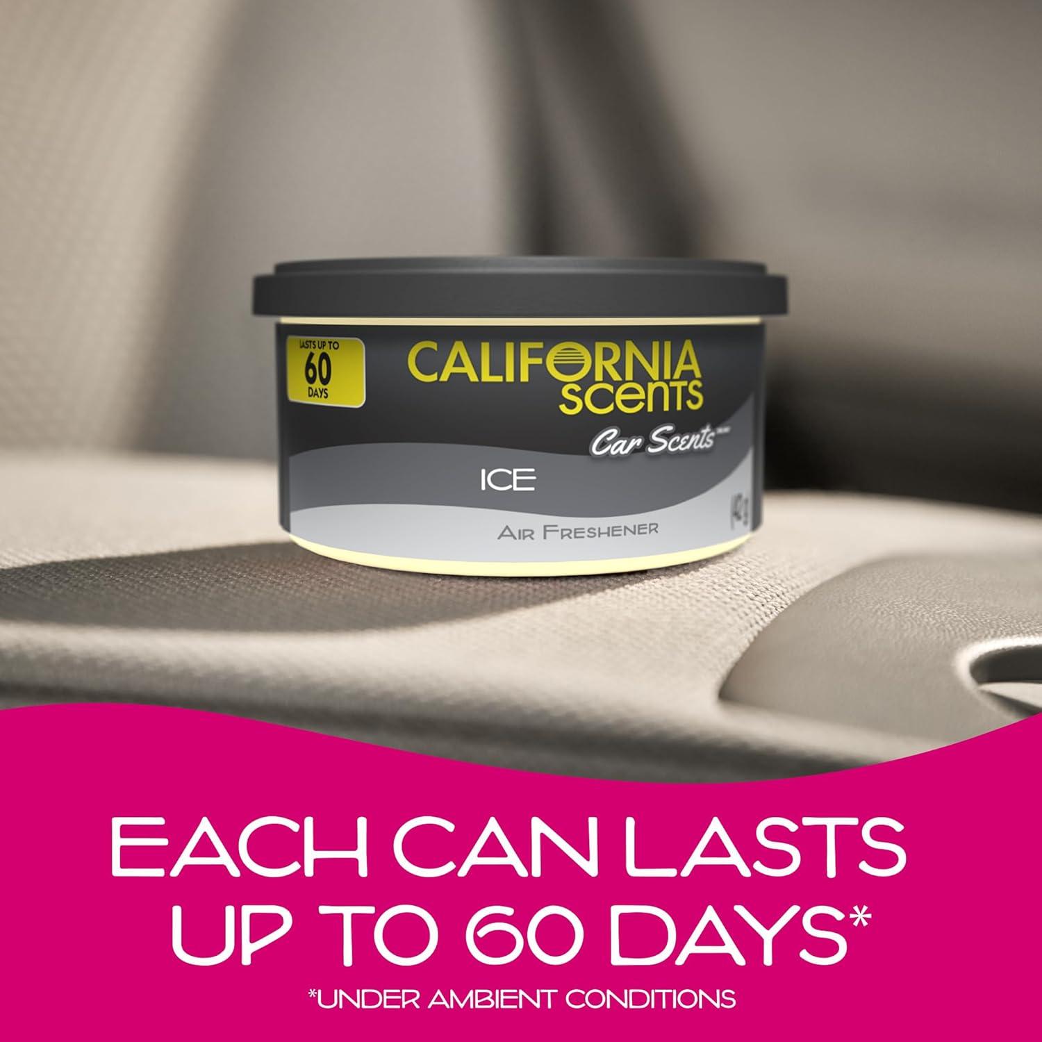 Ambientador en lata California Scents, set 12 aromas variados, 42.5 g