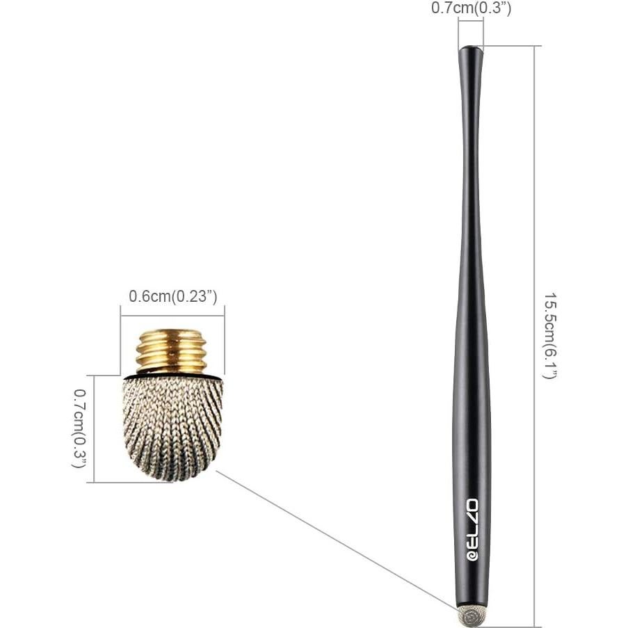 Lápiz Stylus Universal ELZO 2 Paquetes con 4 Puntas Reemplazables