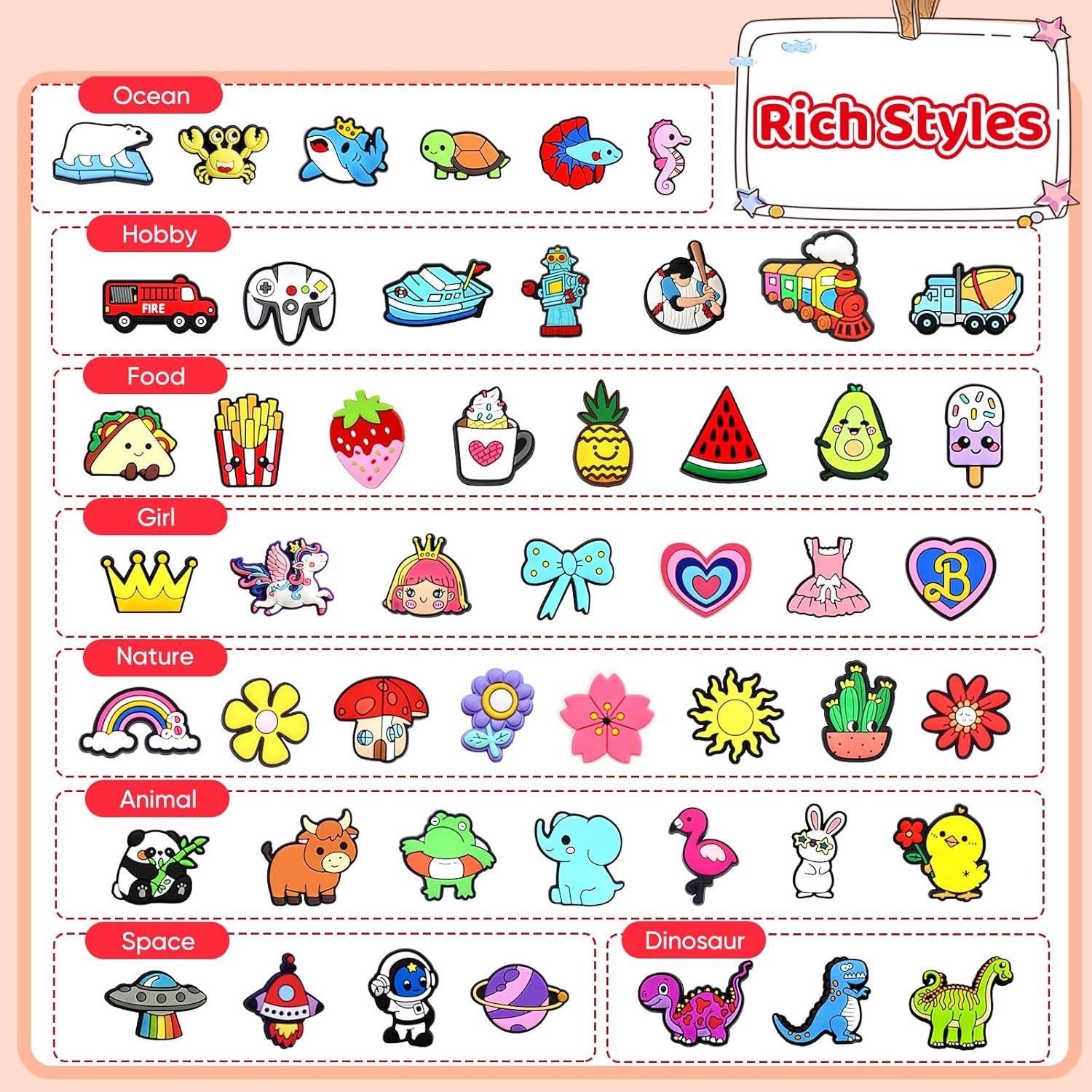 Toppers de Lápiz Sanglow, Paquete de 50 Animales y Dinosaurios