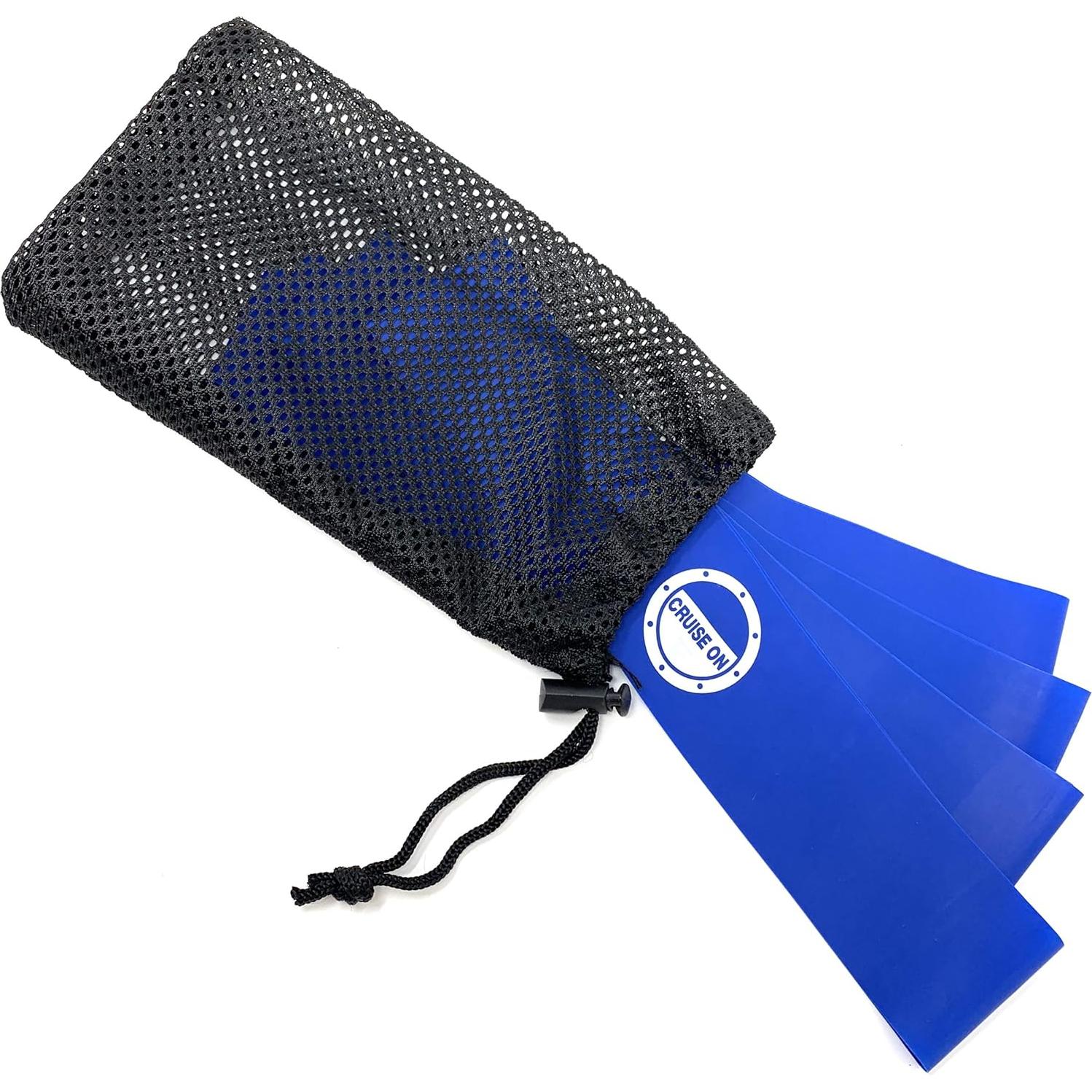 Bandas de Toalla Cruise On para Sillas de Playa - Paquete de 4