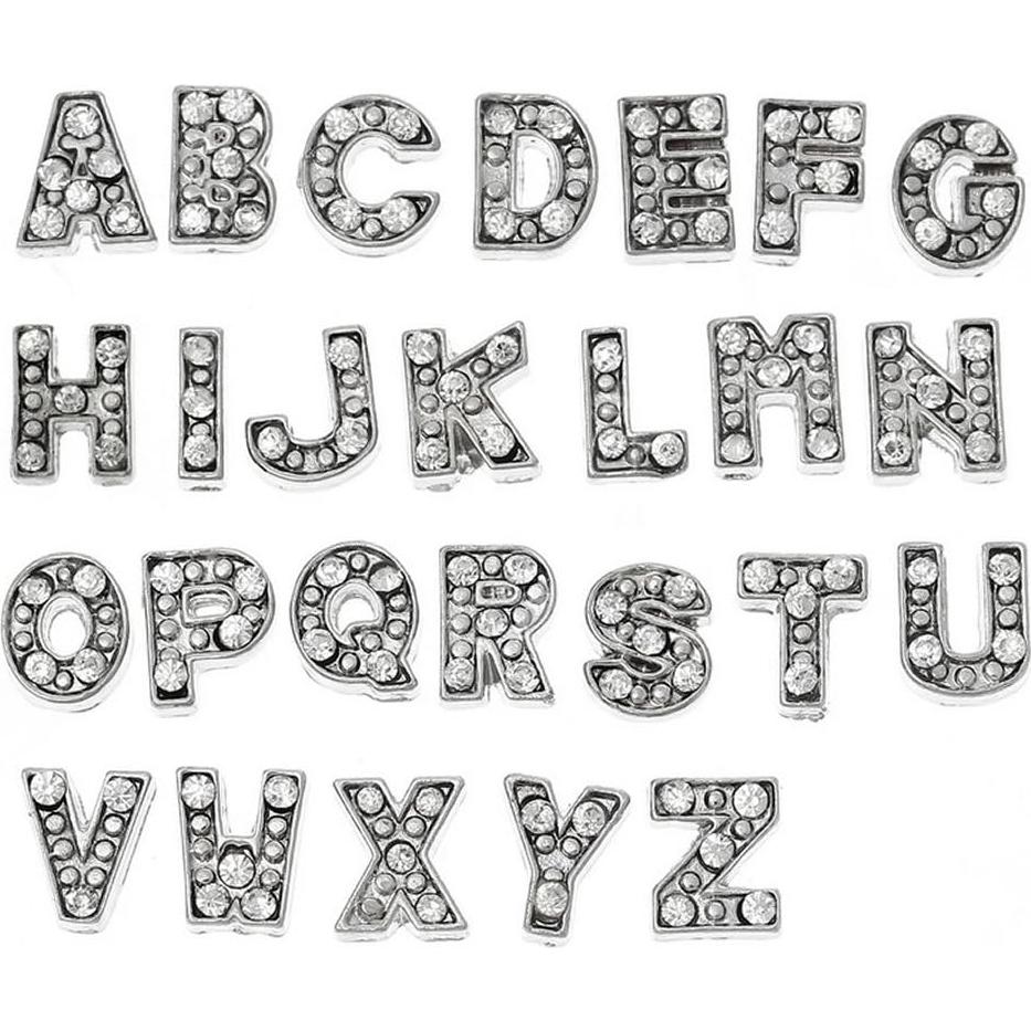 Encanto Flotante Letra S Sexy Sparkles para Locket de Vidrio